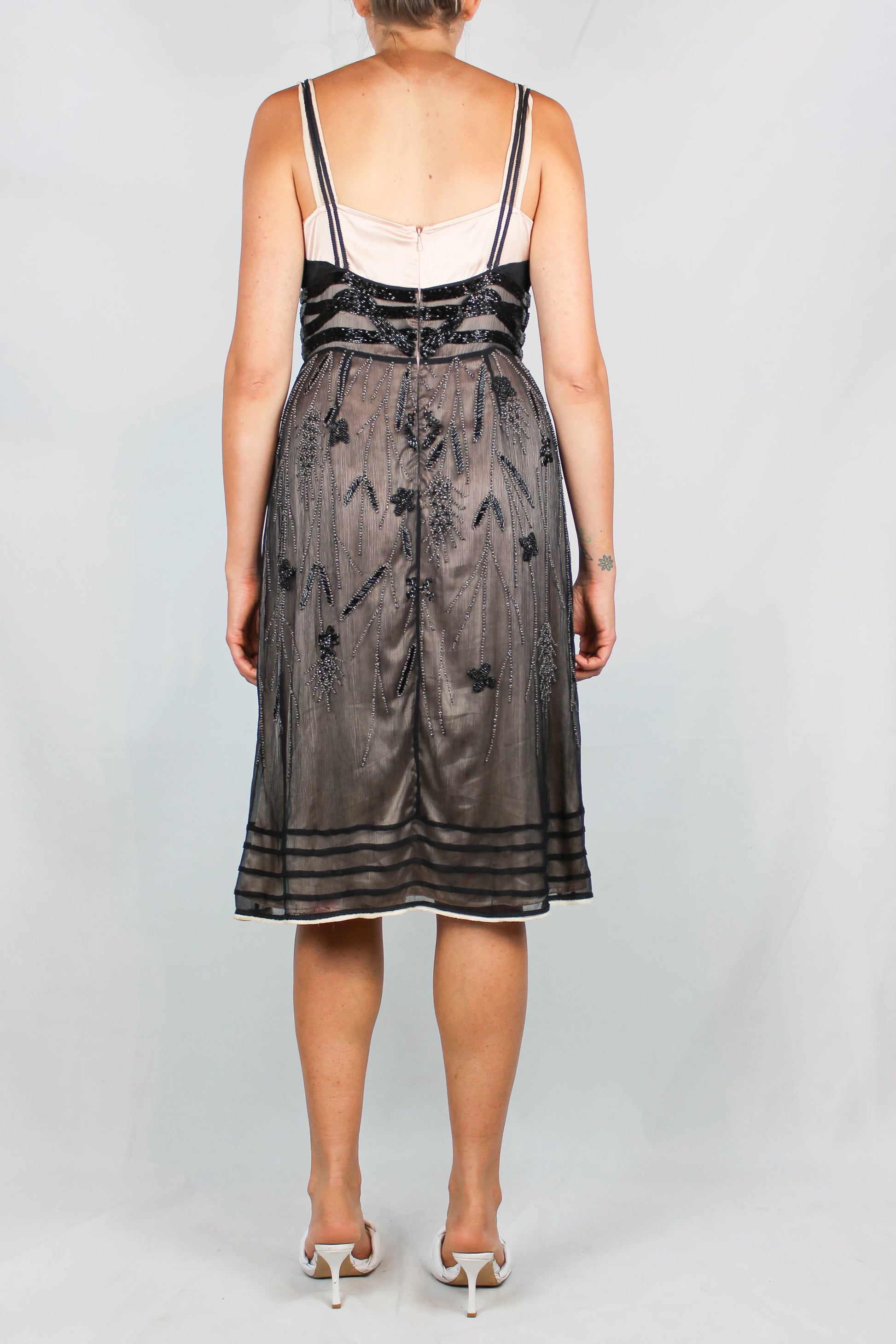 Beaded slip dress