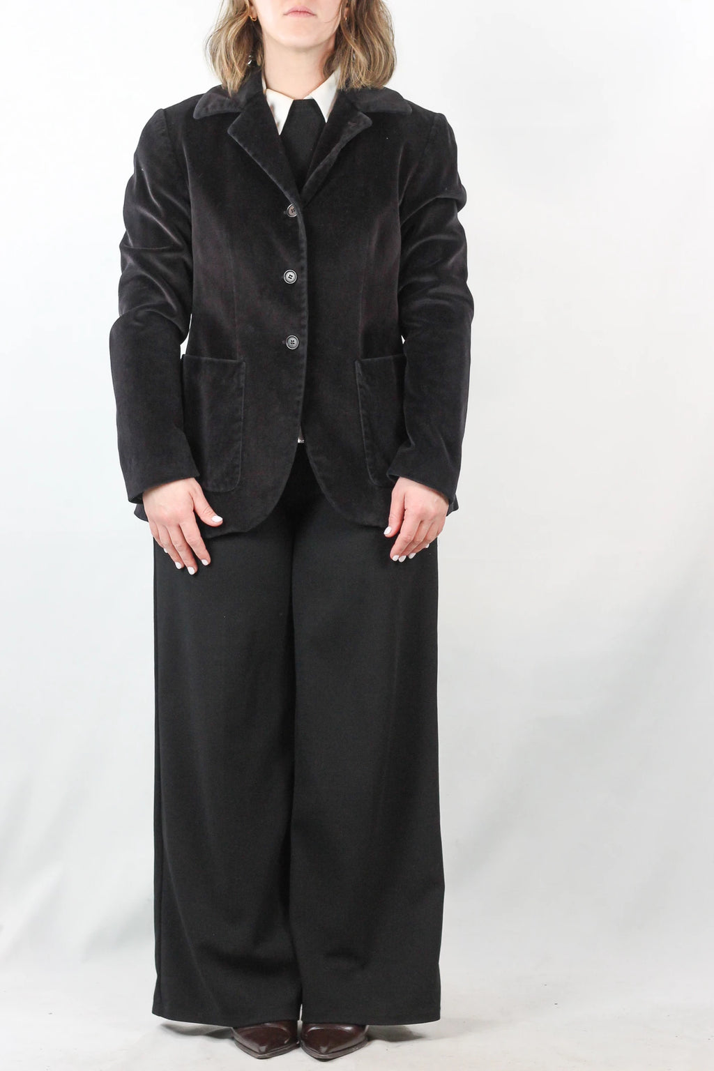 Black Velvet Blazer