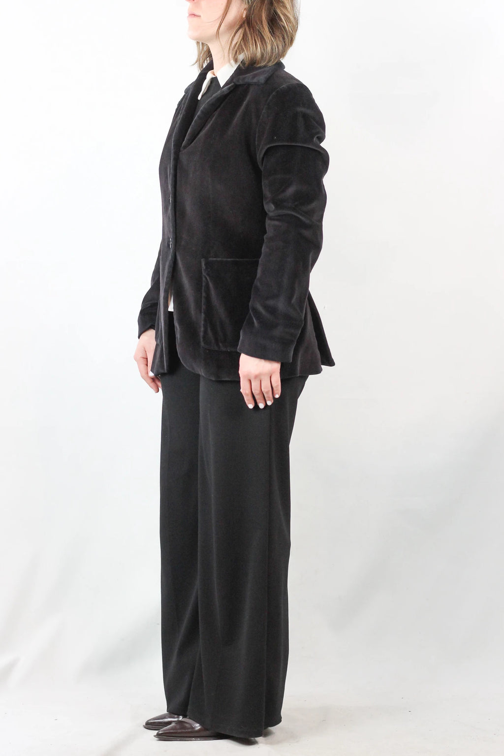 Black Velvet Blazer