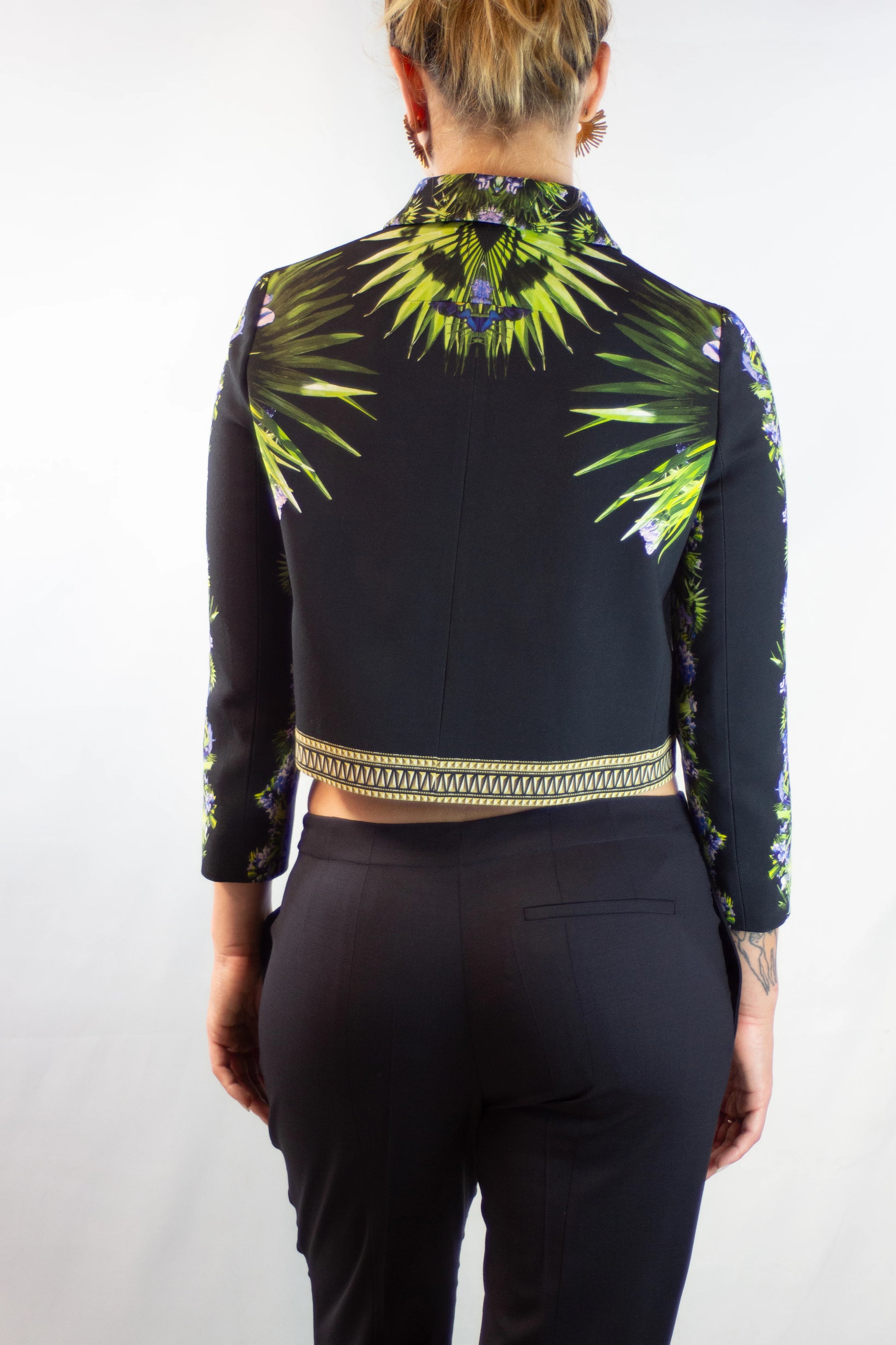 Tropical Print Cropped Jacket Resort 2012