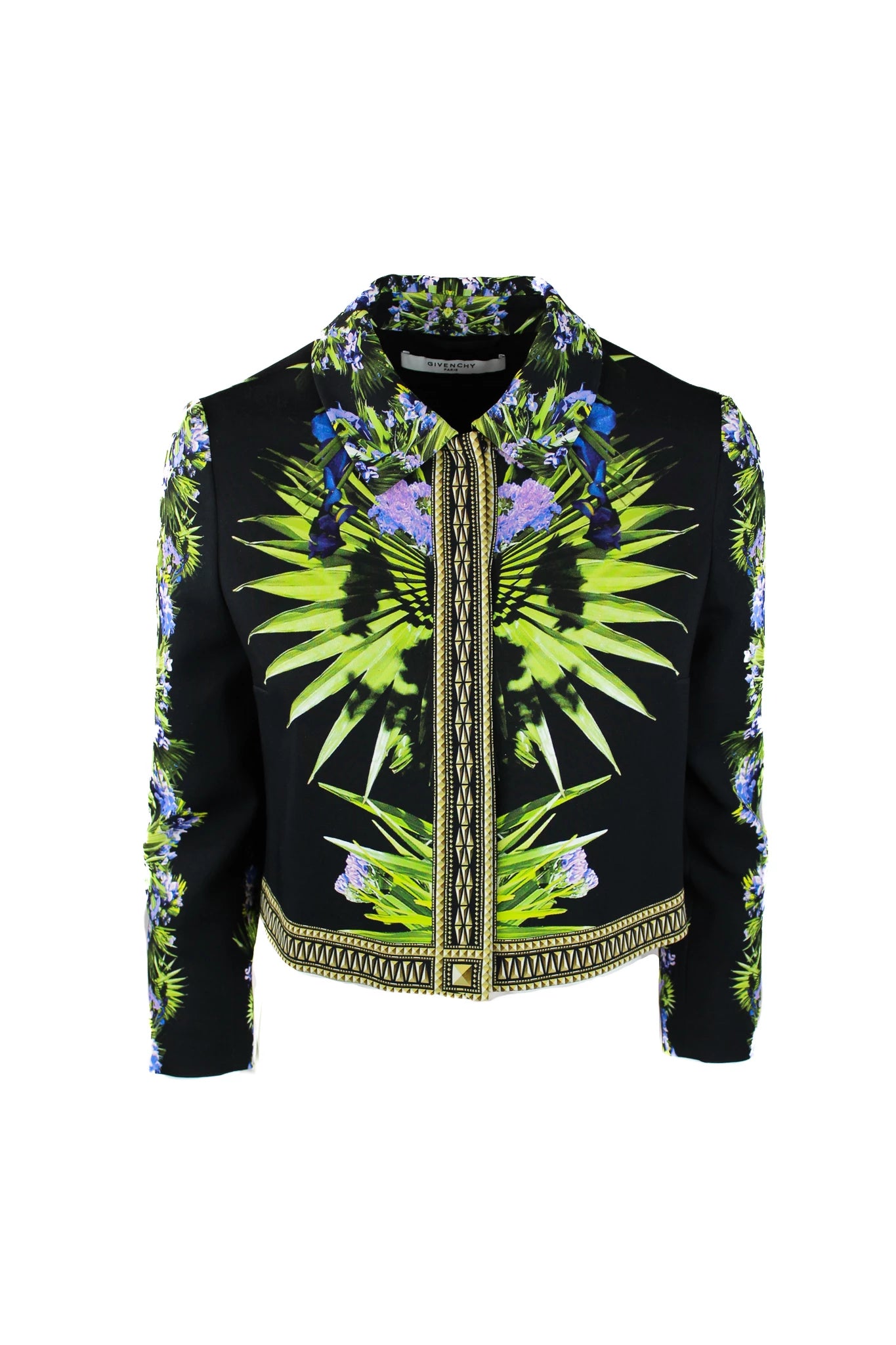 Tropical Print Cropped Jacket Resort 2012