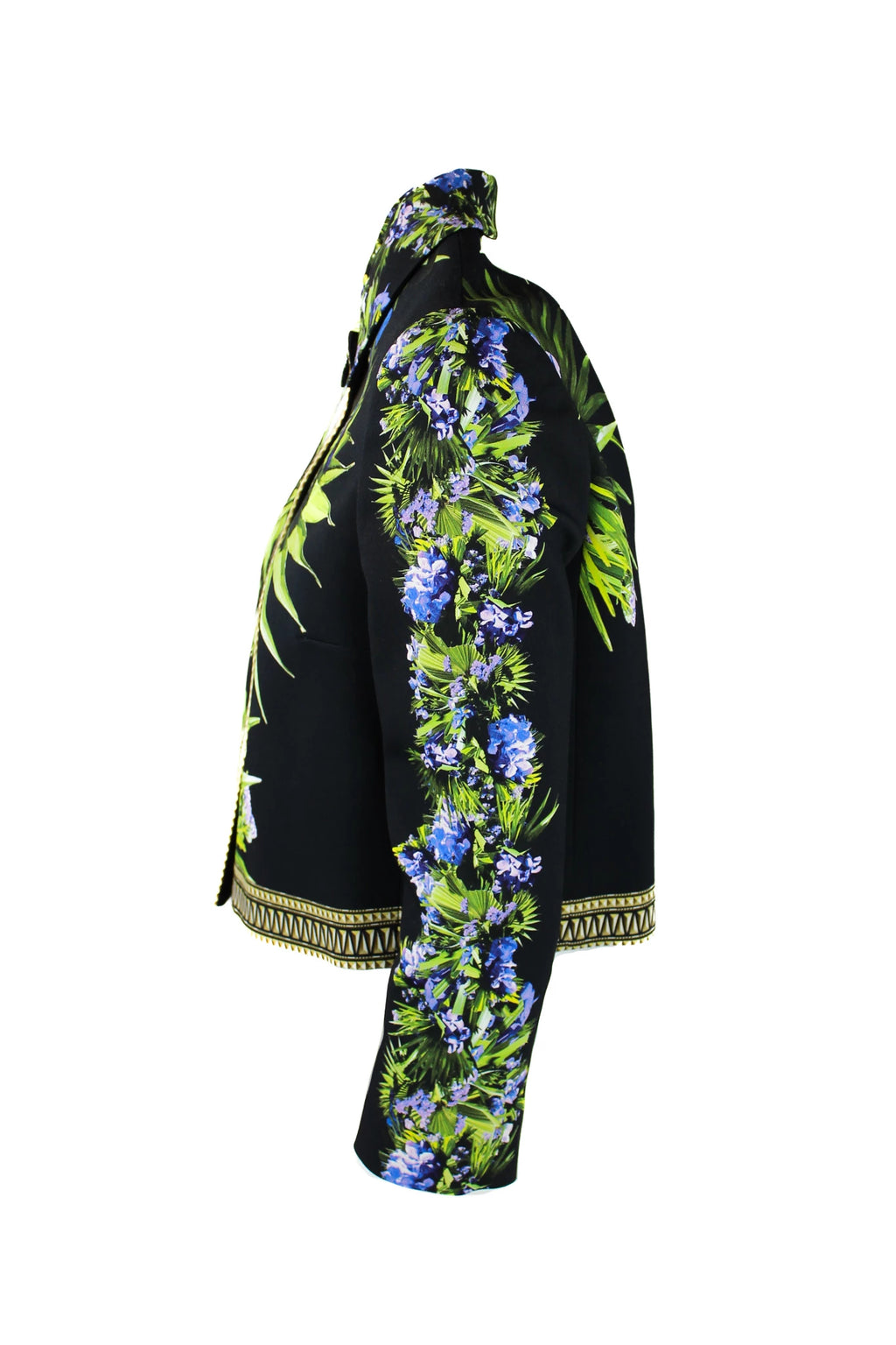 Tropical Print Cropped Jacket Resort 2012
