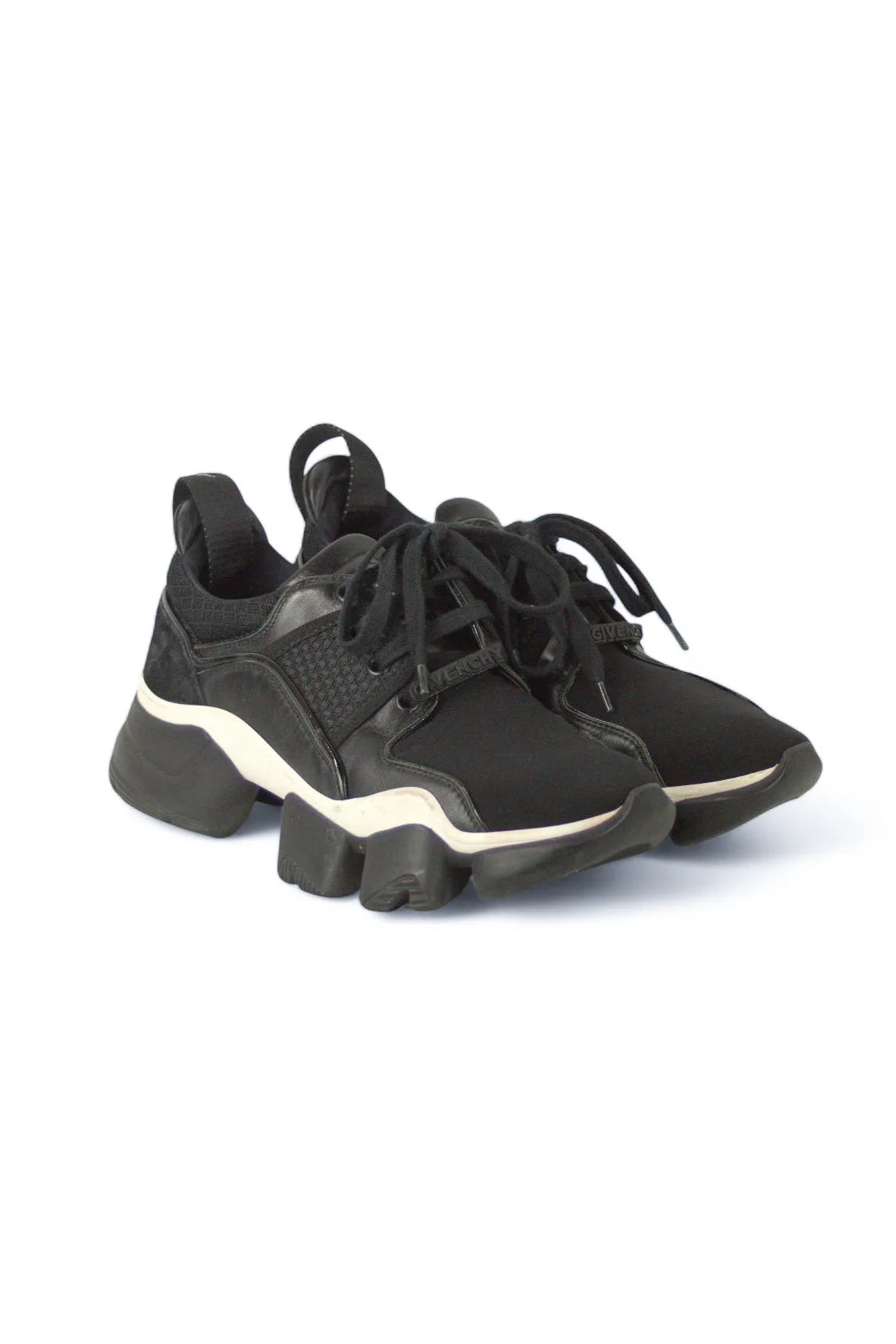 Black chunky sneakers