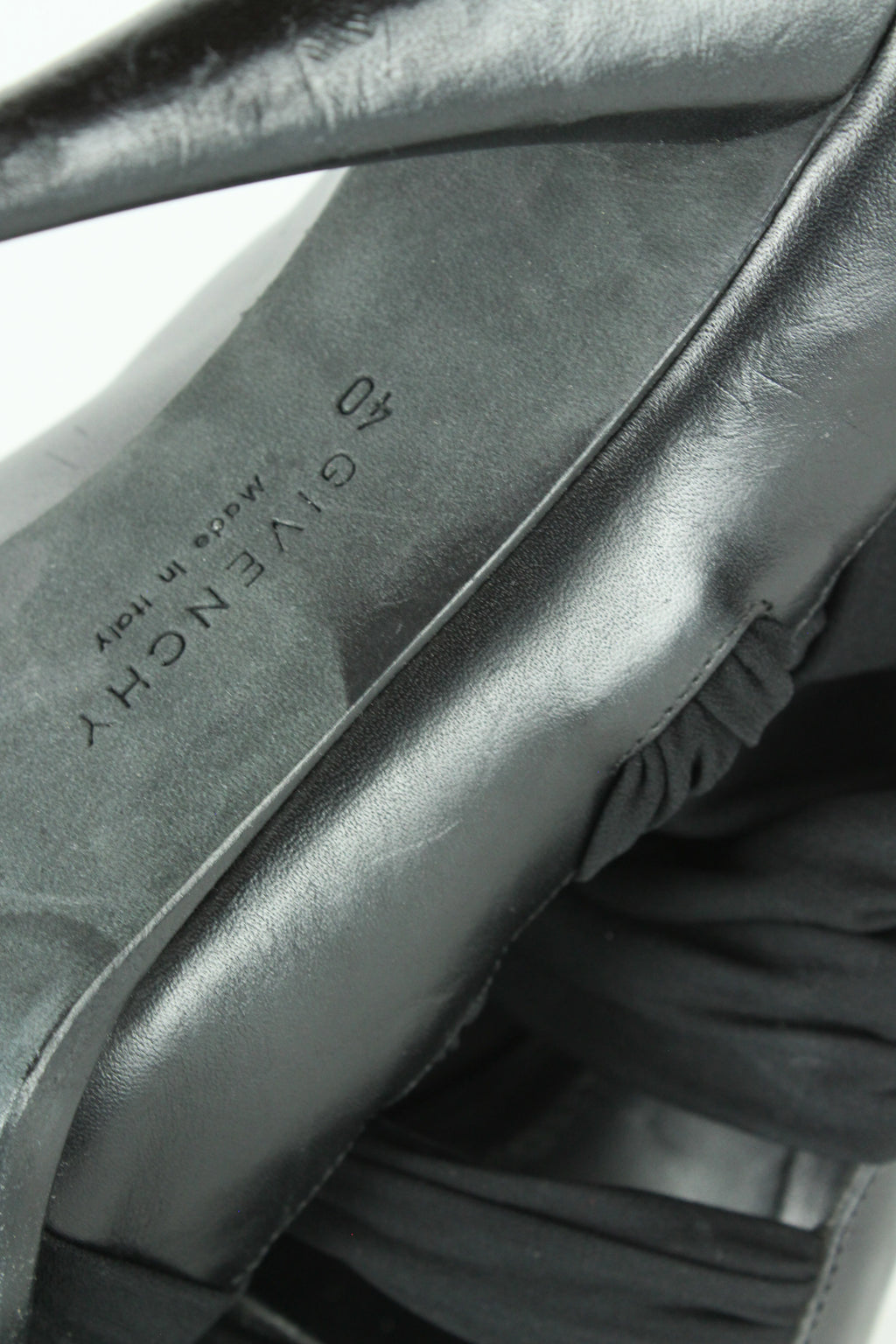 Black Elastic Sandals