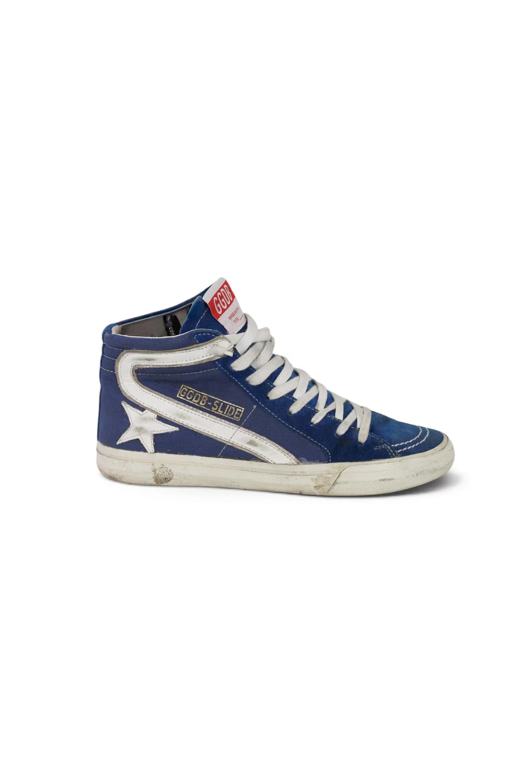 Sneaker Blue Suede High-Top