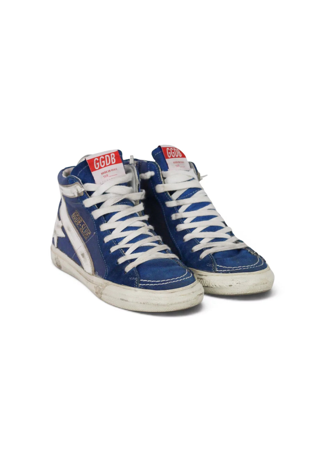 Sneaker Blue Suede High-Top