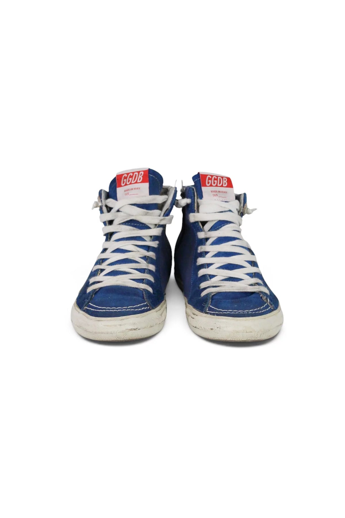 Sneaker Blue Suede High-Top