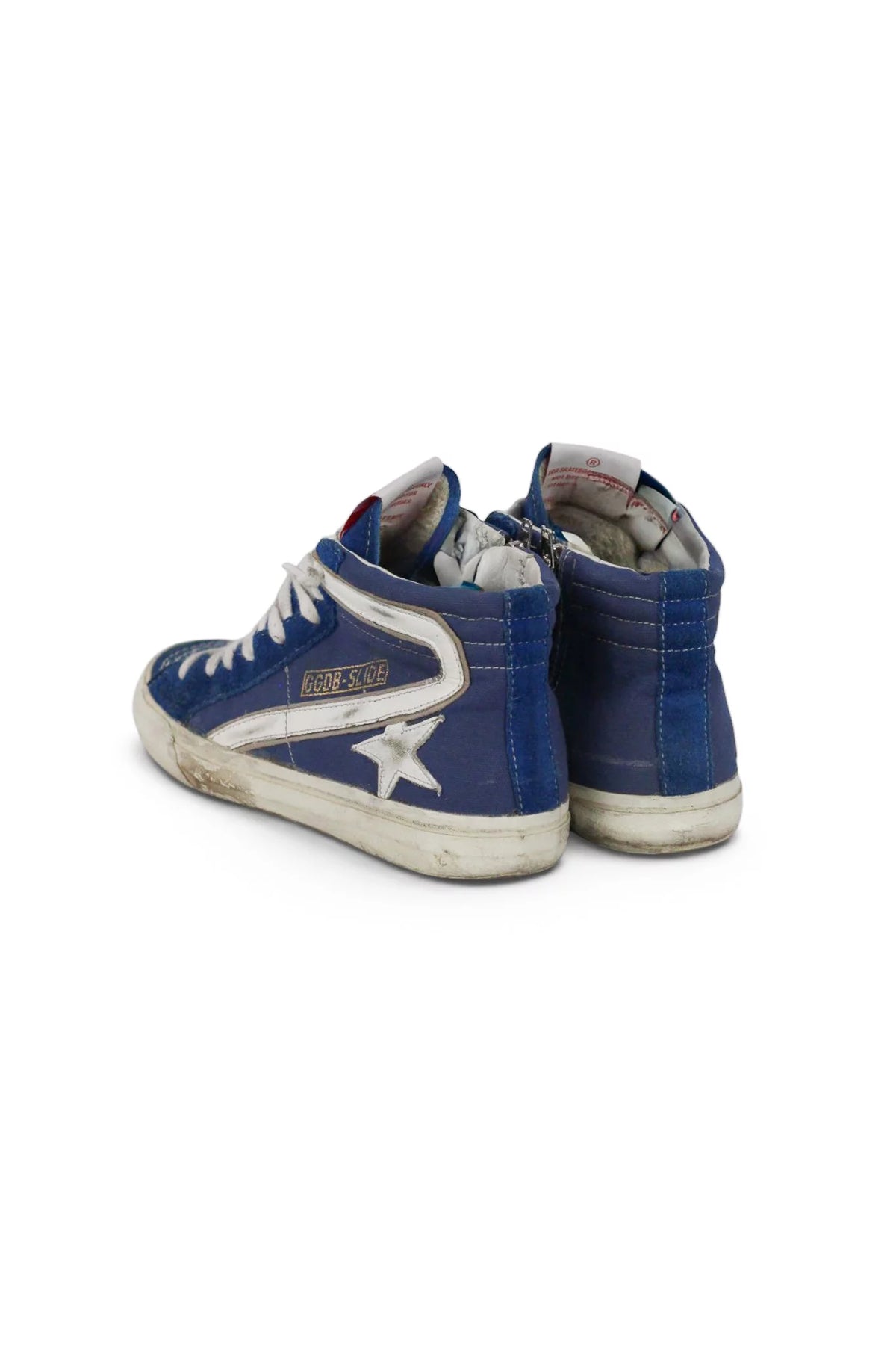 Sneaker Blue Suede High-Top