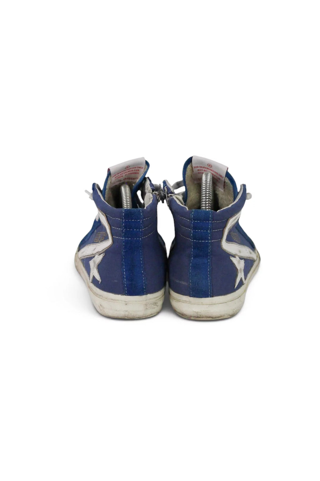 Sneaker Blue Suede High-Top
