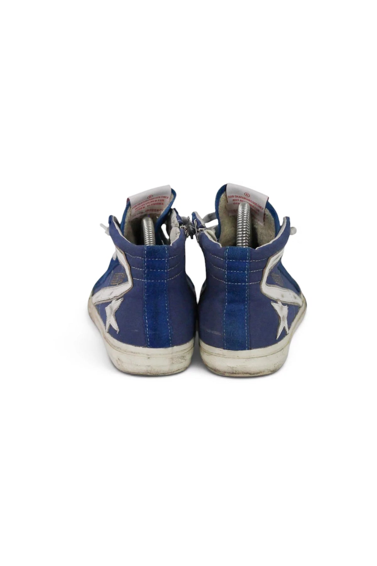 Sneaker Blue Suede High-Top