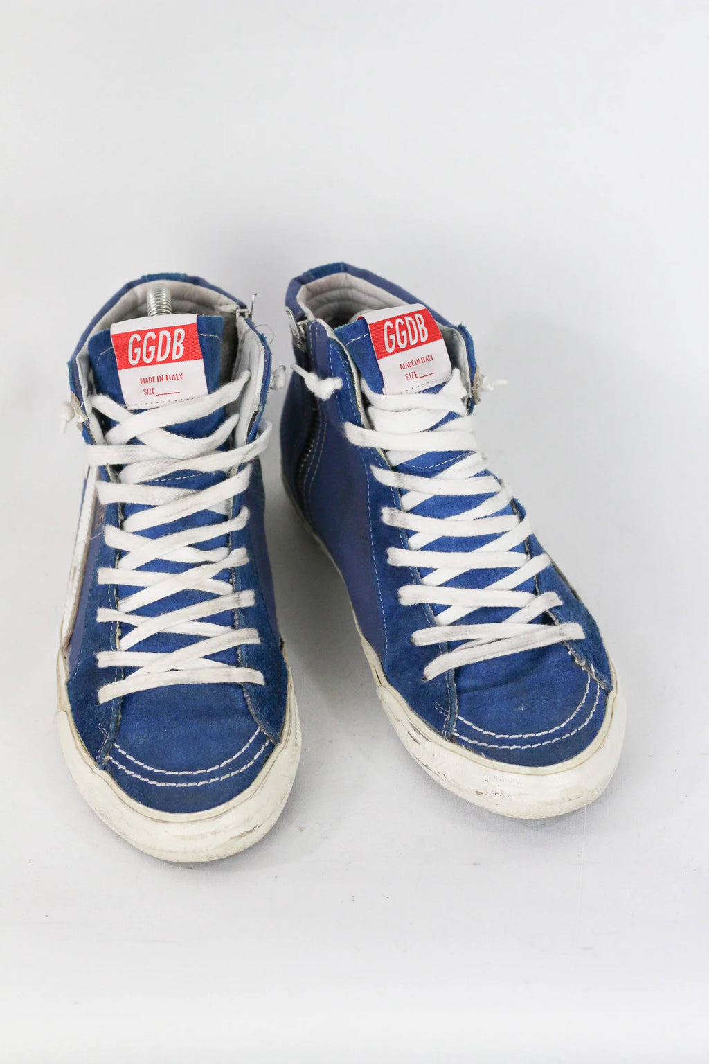 Sneaker Blue Suede High-Top