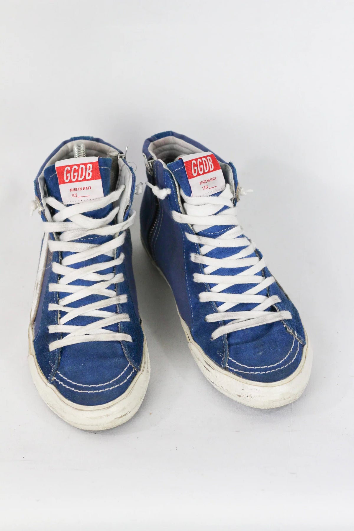 Sneaker Blue Suede High-Top