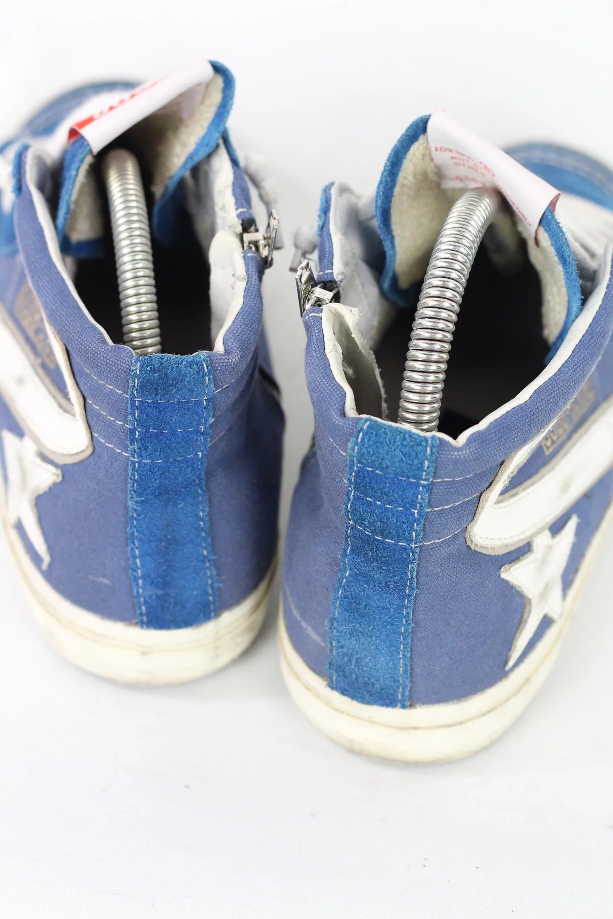 Sneaker Blue Suede High-Top