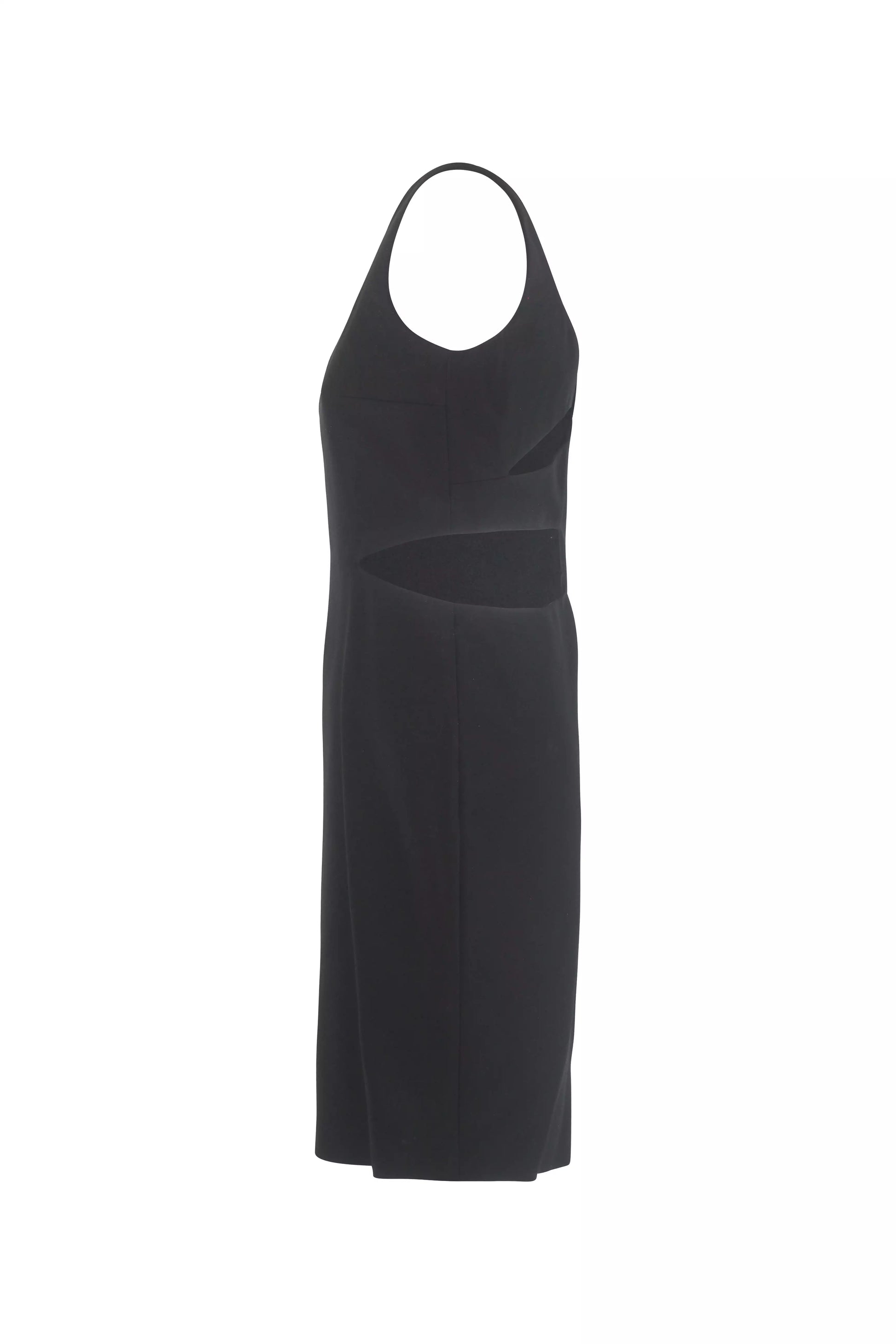 Cut-Out Black Mini Dress