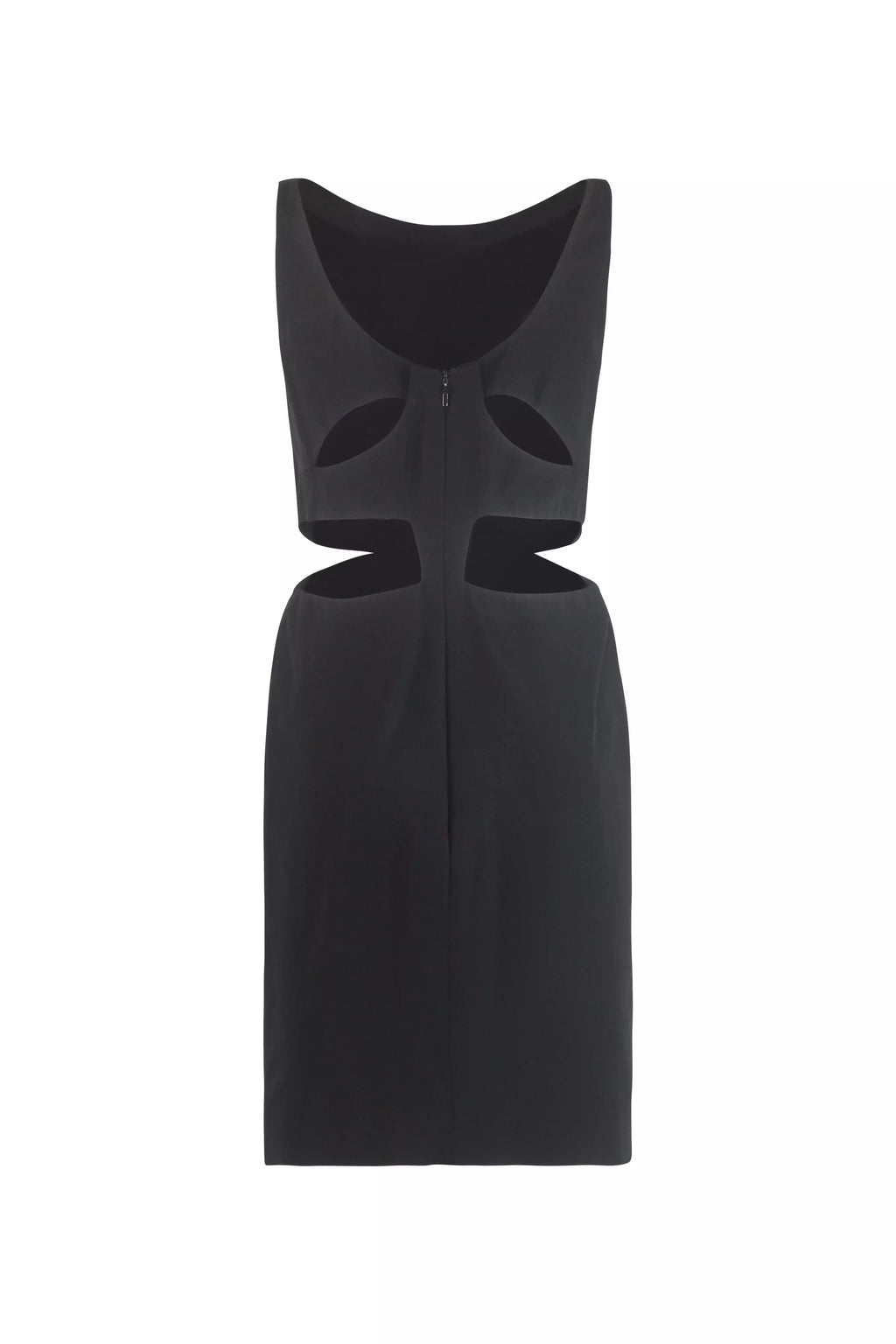 Cut-Out Black Mini Dress