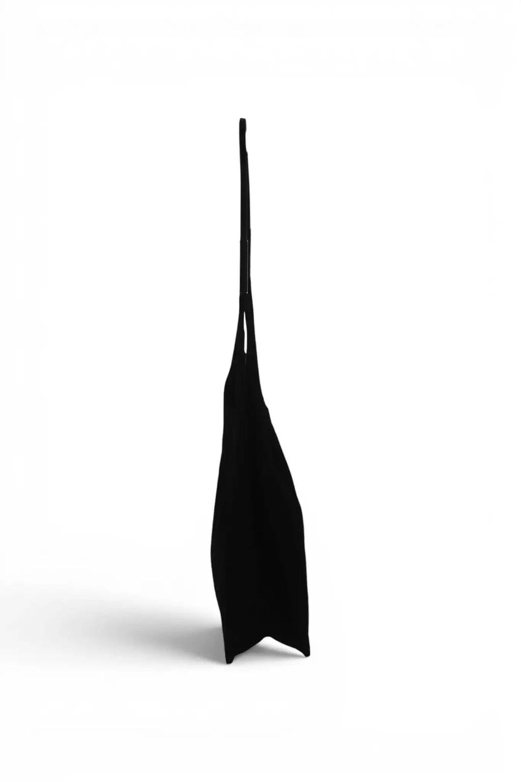 Black Suede Shoulder Hobo Bag