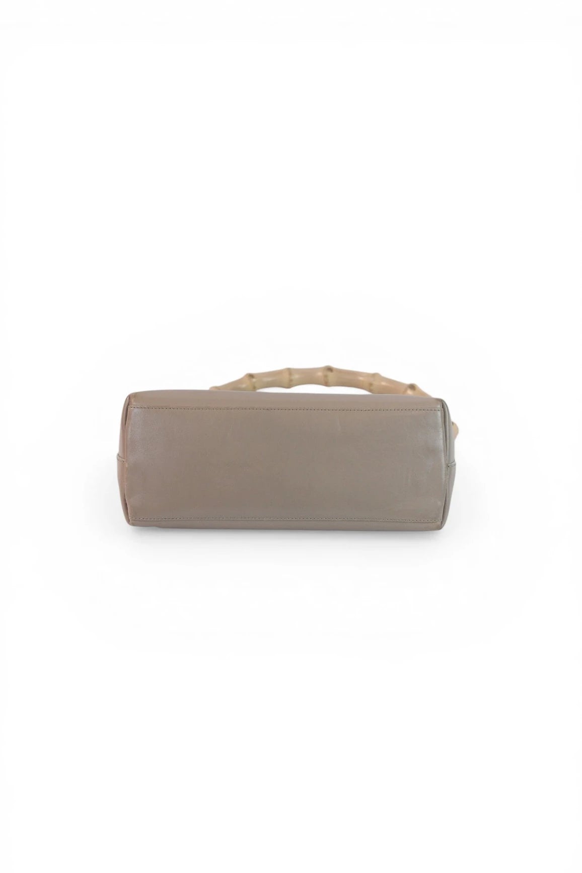 Taupe Bamboo Bucket Bag