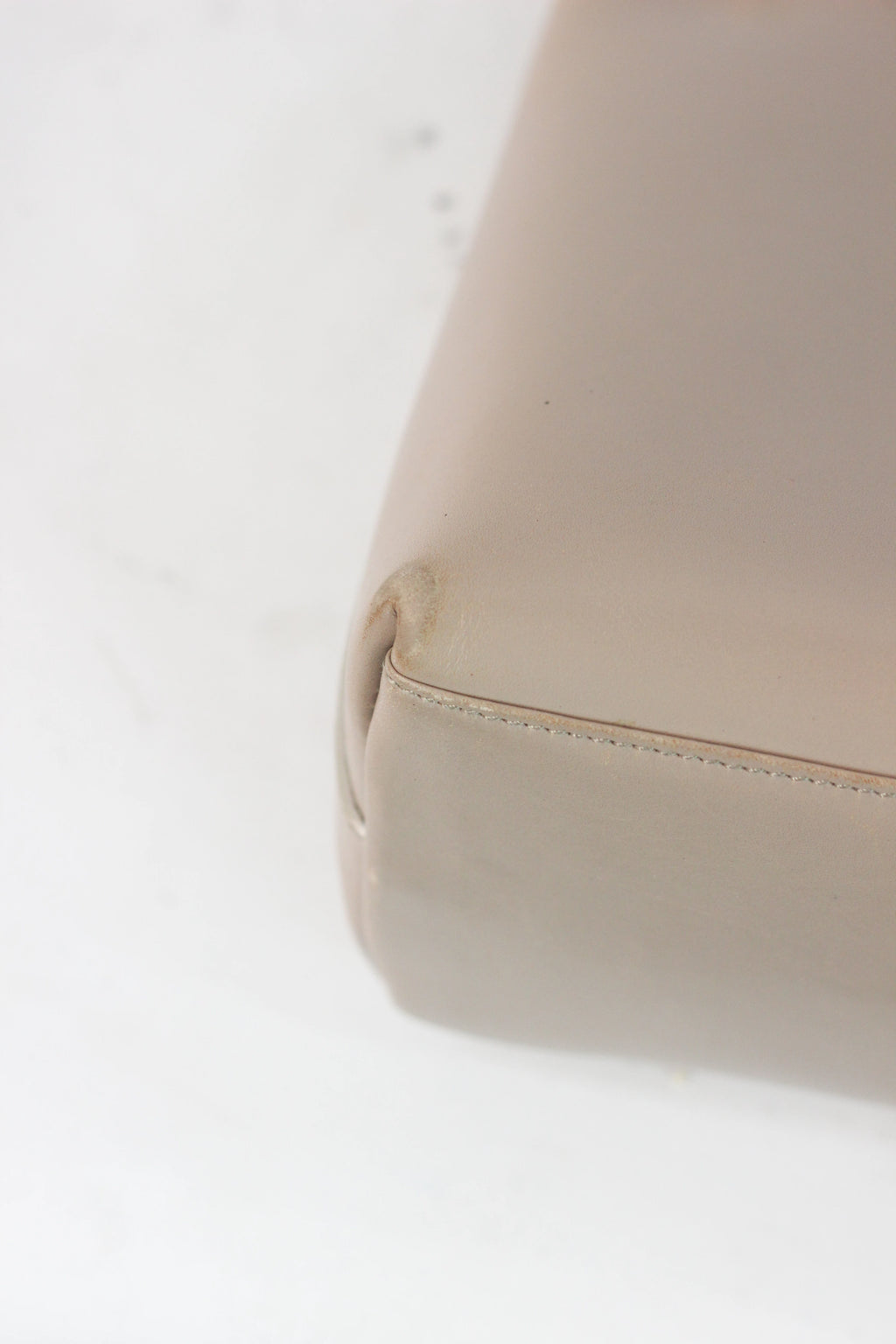 Taupe Bamboo Bucket Bag