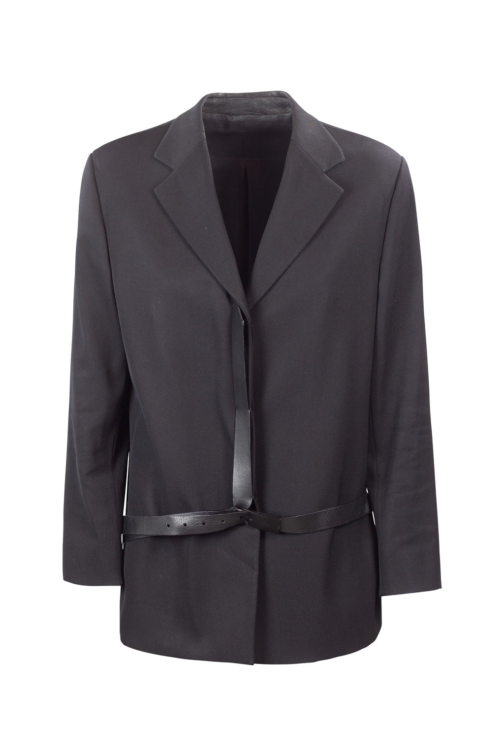 Black Straight-Fit Blazer