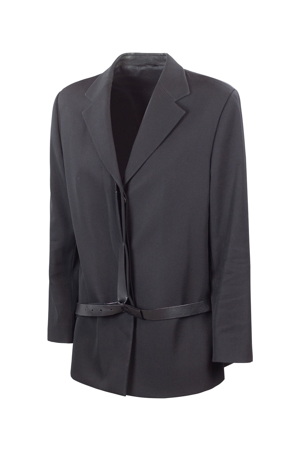 Black Straight-Fit Blazer