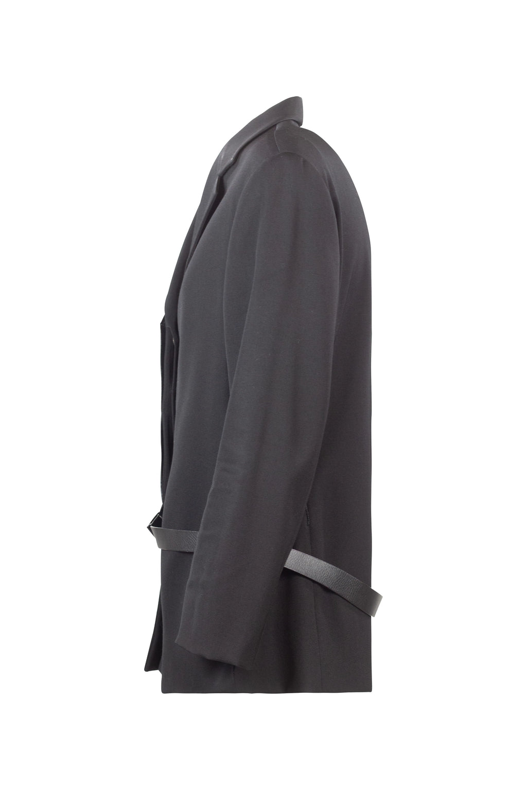 Black Straight-Fit Blazer