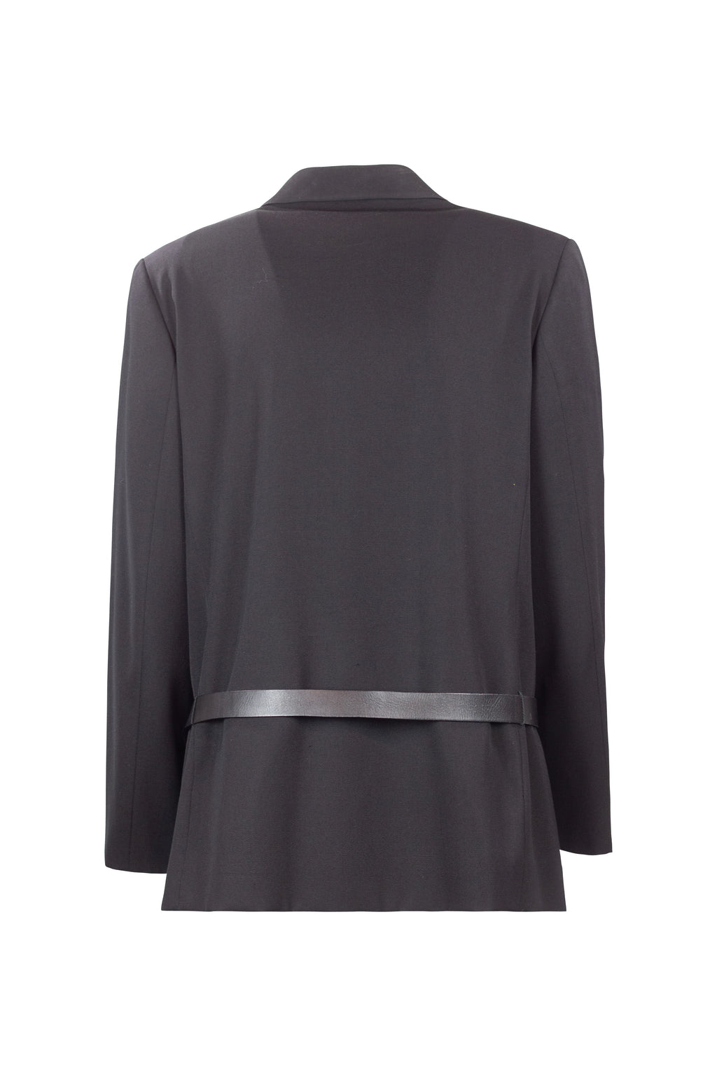 Black Straight-Fit Blazer