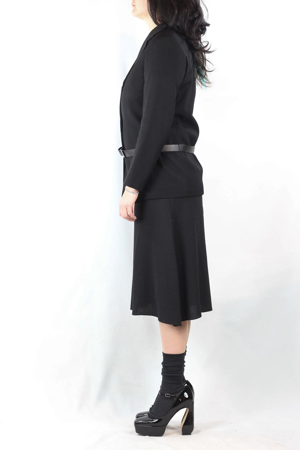 Black Straight-Fit Blazer