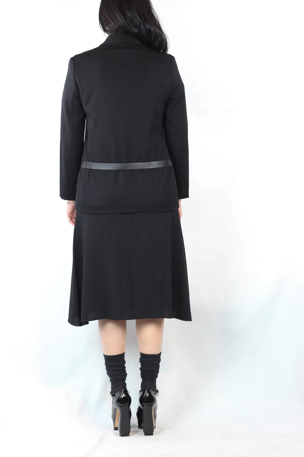 Black Straight-Fit Blazer