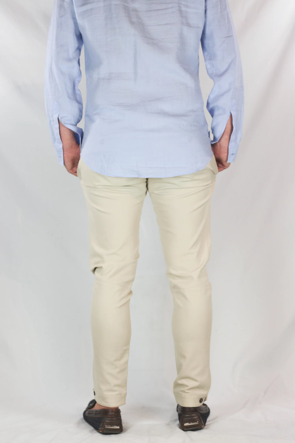 Slim-Fit Stretch Twill Trousers