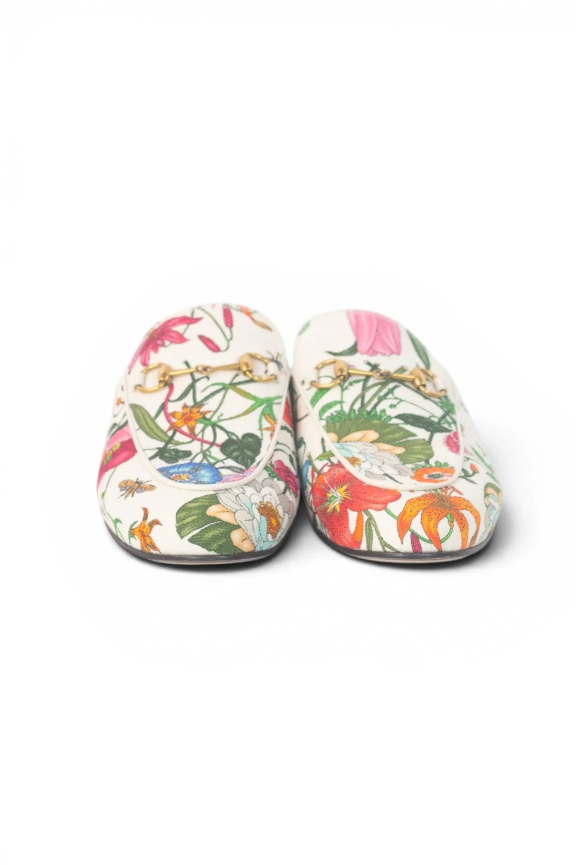 Canvas Flora Princeton Slip-On Mules