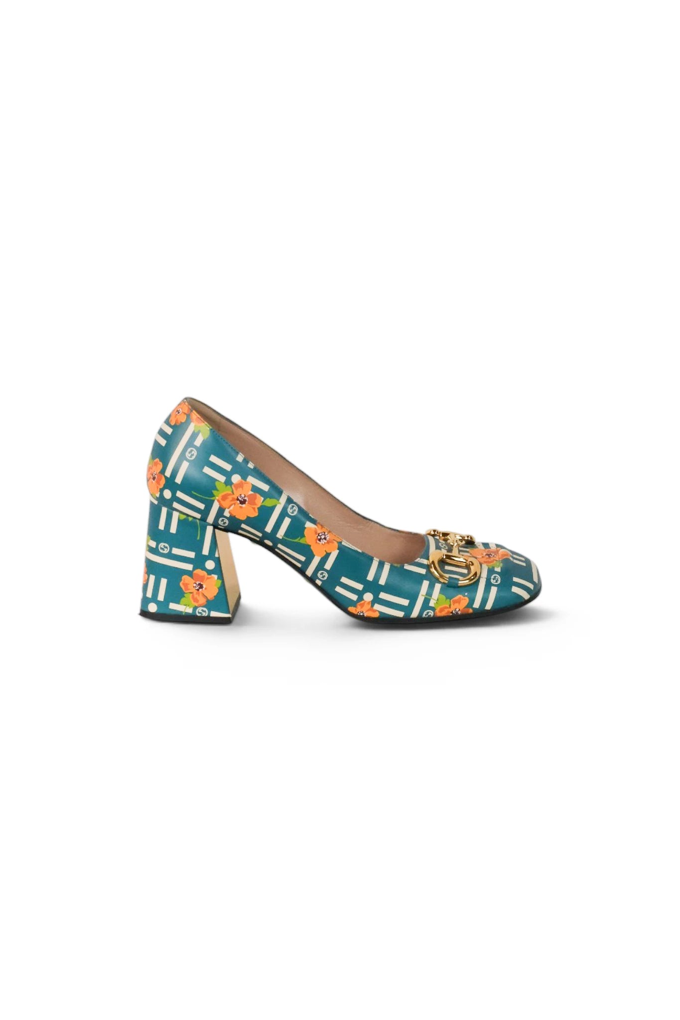 Horsebit Décolleté Square-Toe Pumps