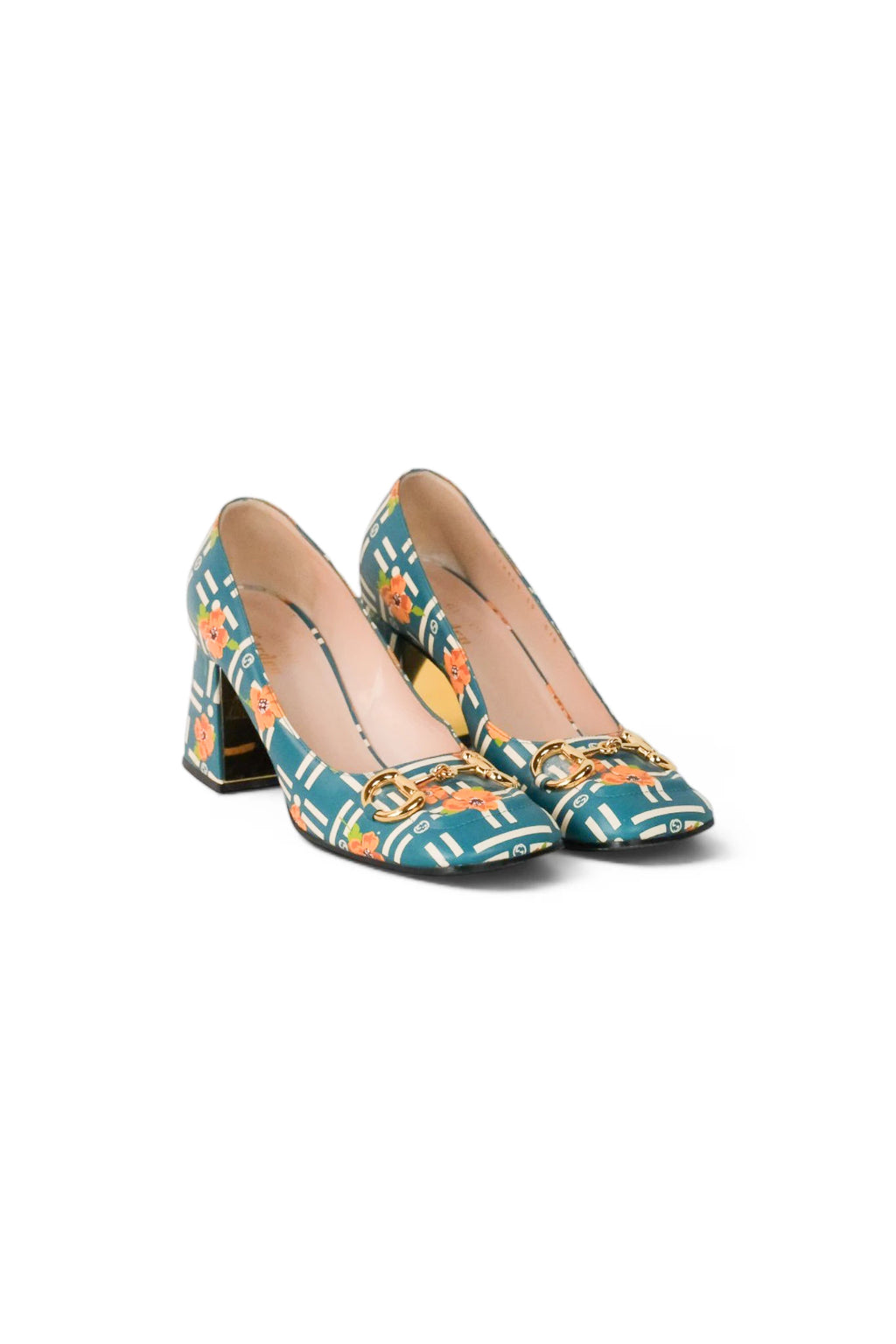 Horsebit Décolleté Square-Toe Pumps