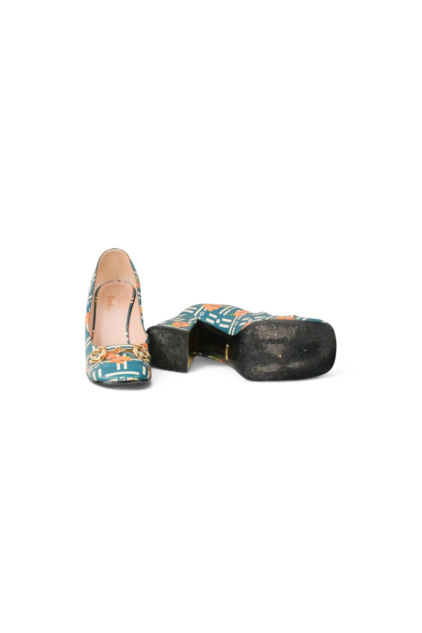 Horsebit Décolleté Square-Toe Pumps