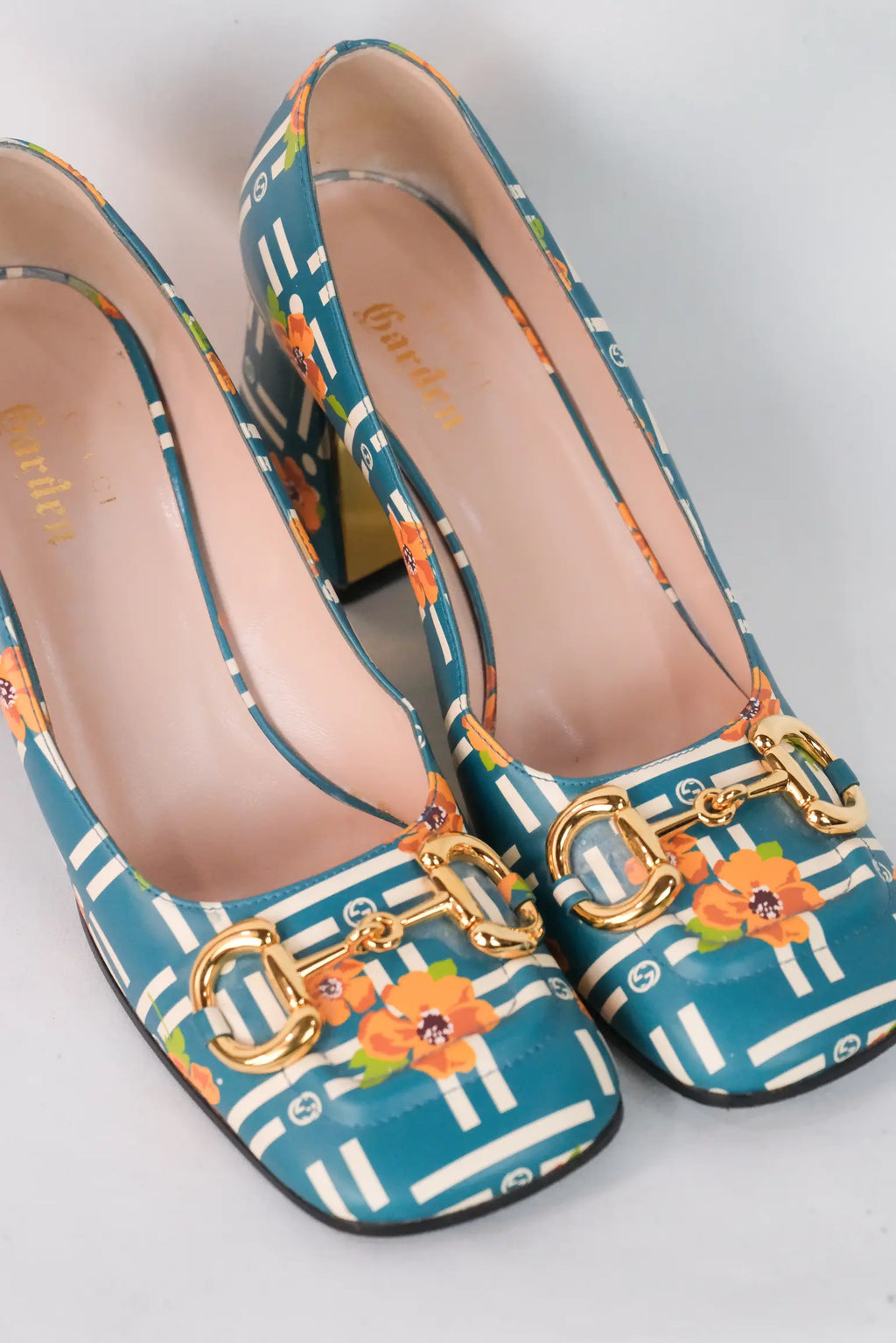 Horsebit Décolleté Square-Toe Pumps