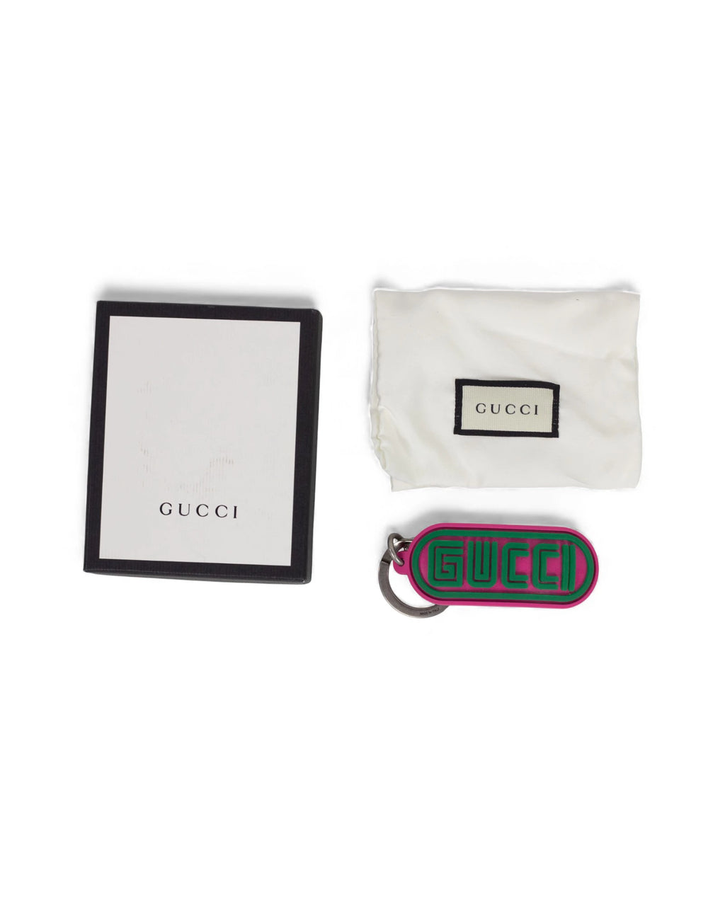 Silicone logo keychain