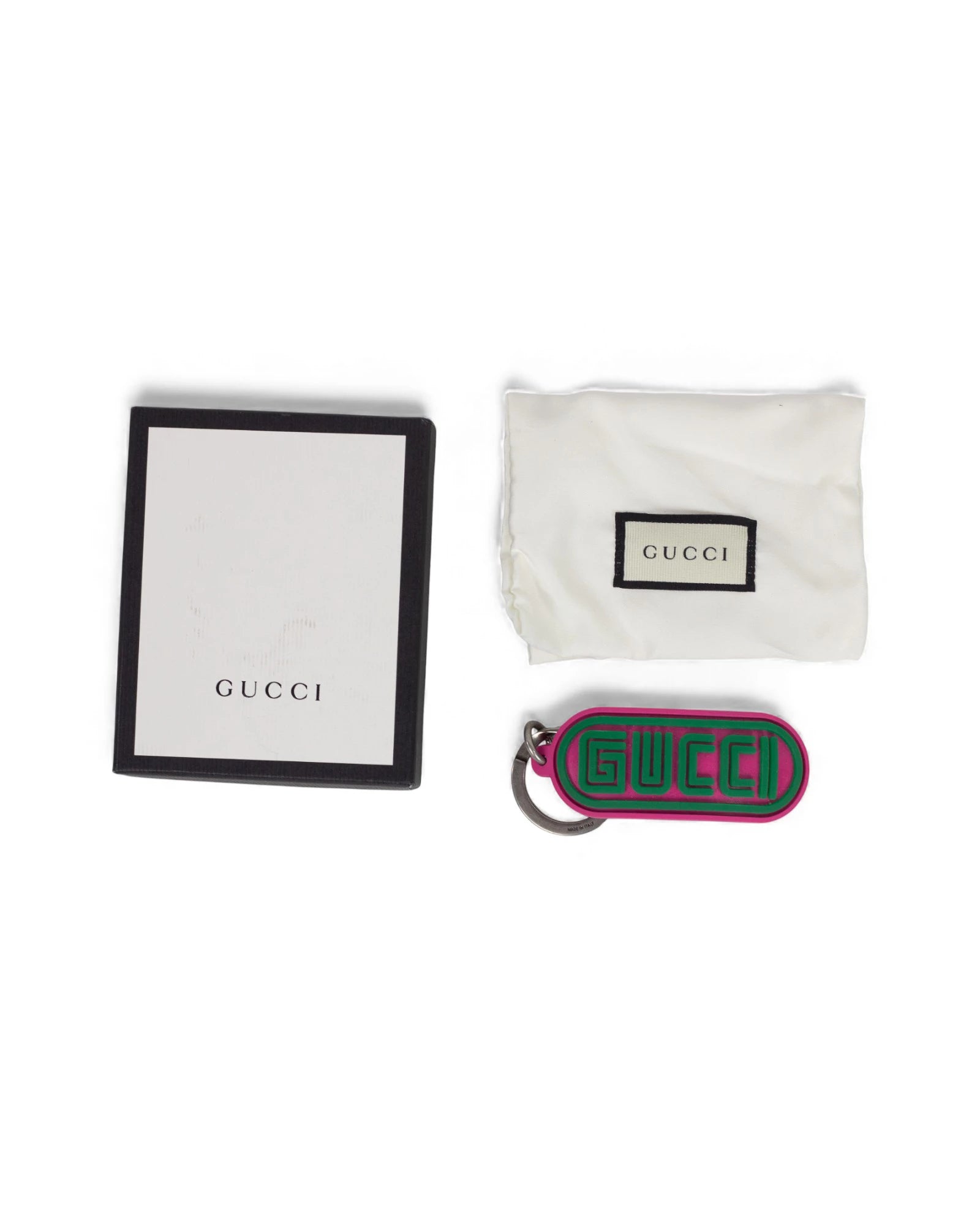 Silicone logo keychain