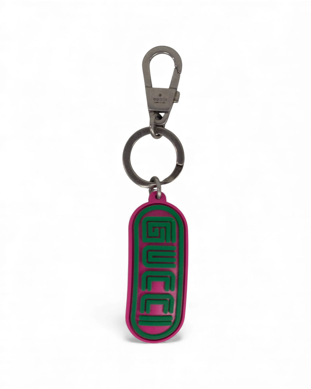Silicone logo keychain