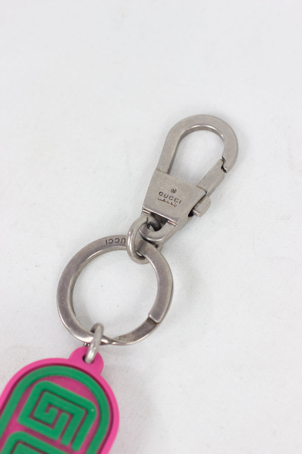 Silicone logo keychain