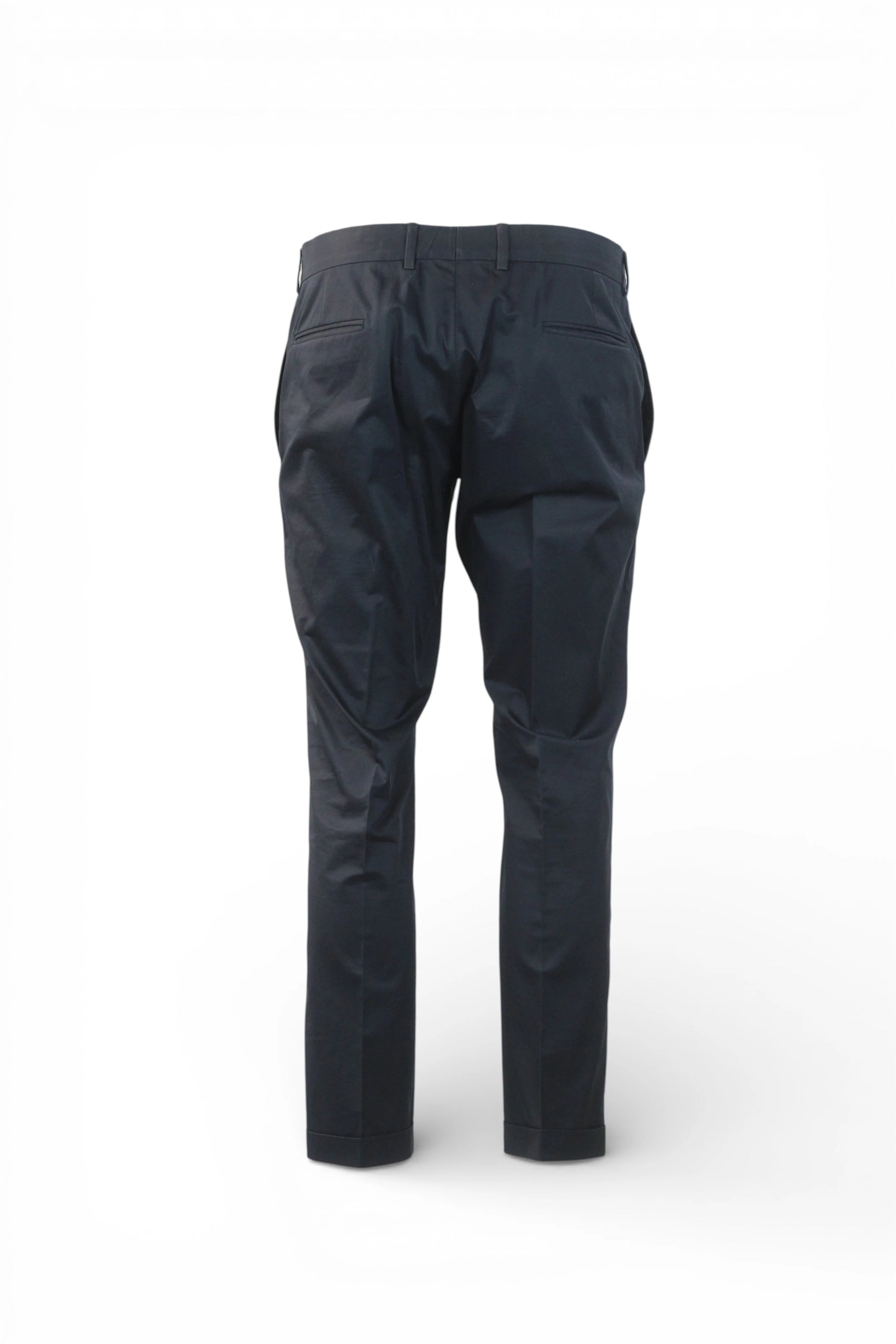 Navy Cotton Sartorial Trousers