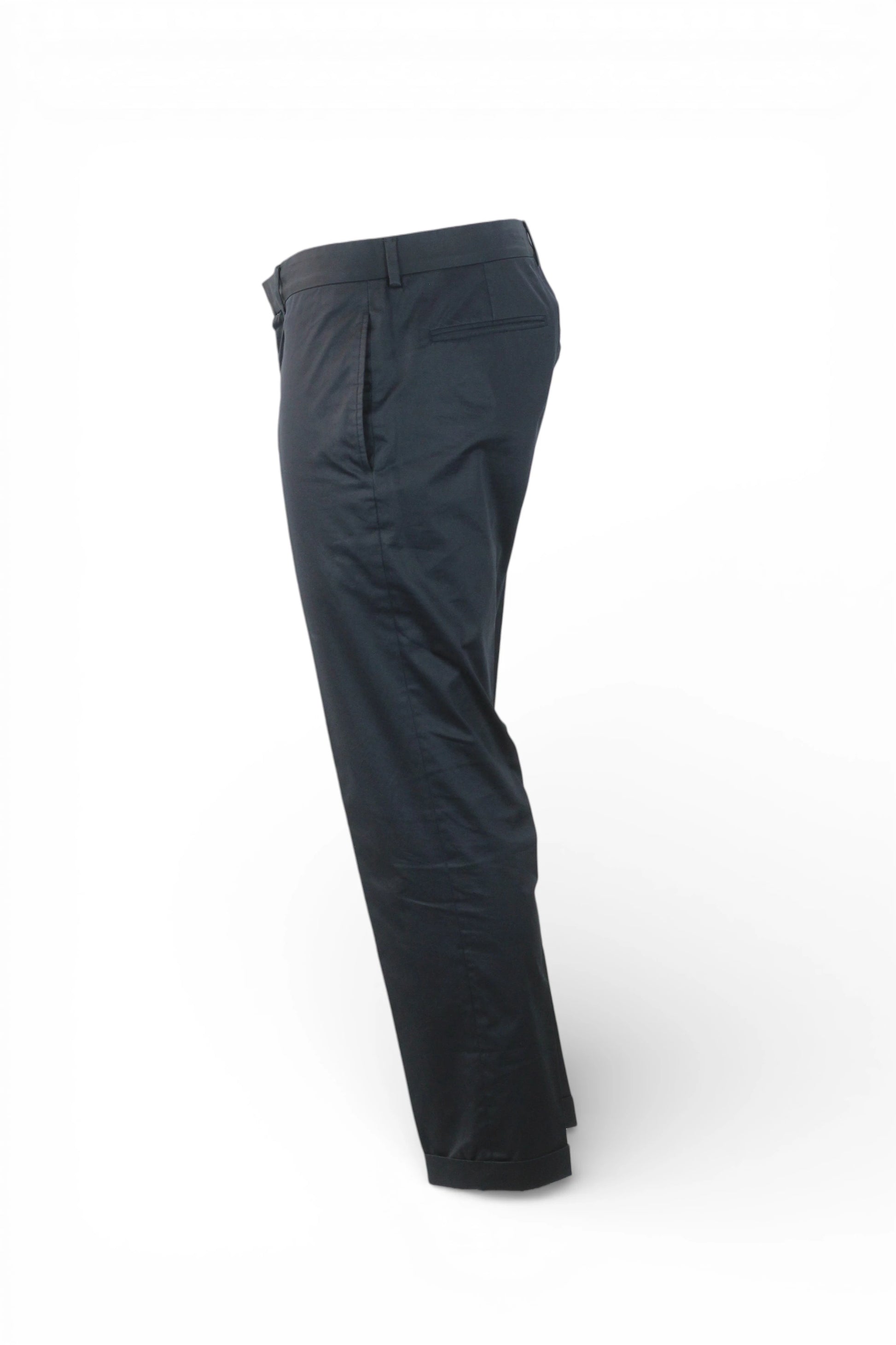Navy Cotton Sartorial Trousers