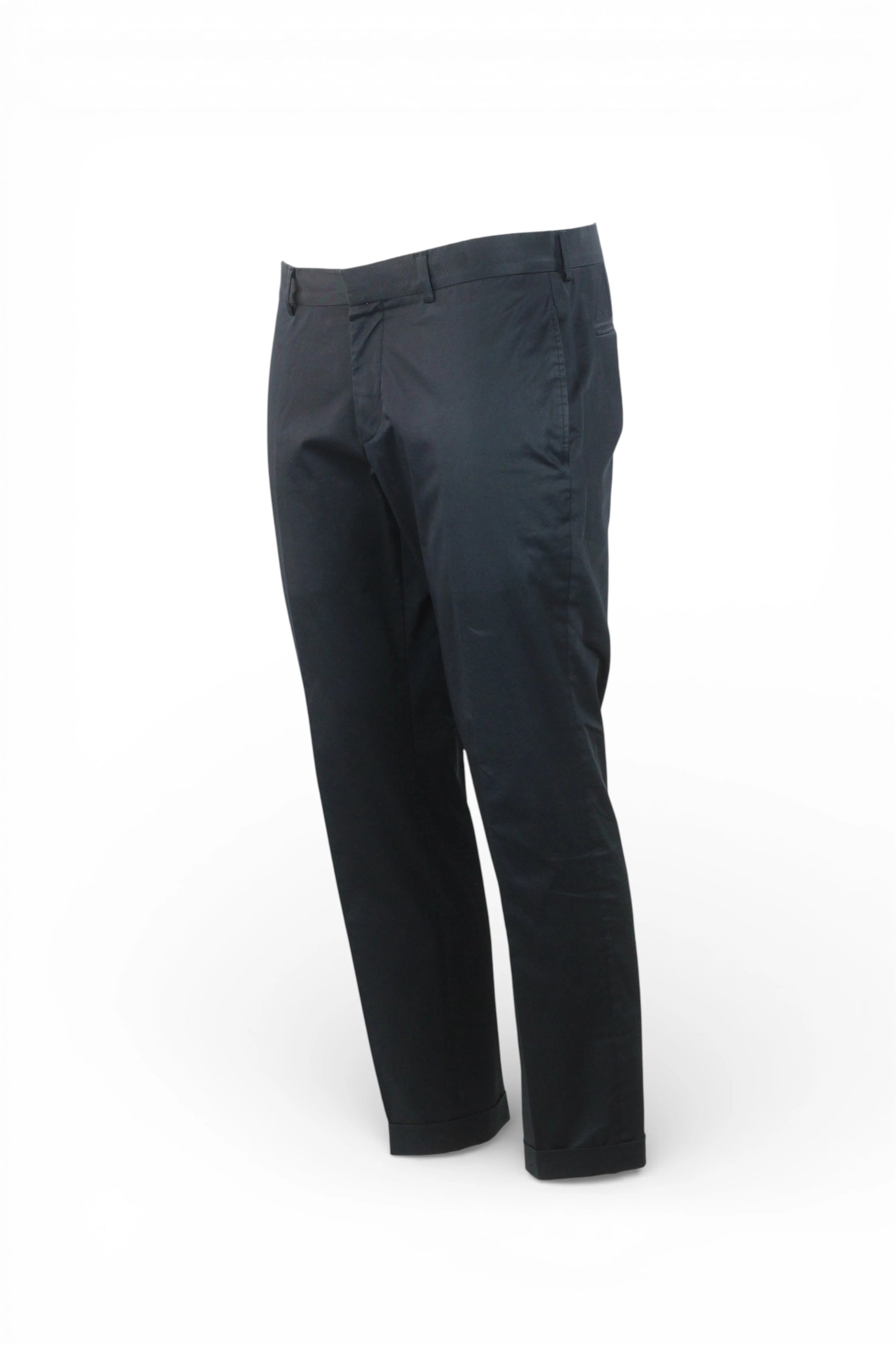 Navy Cotton Sartorial Trousers