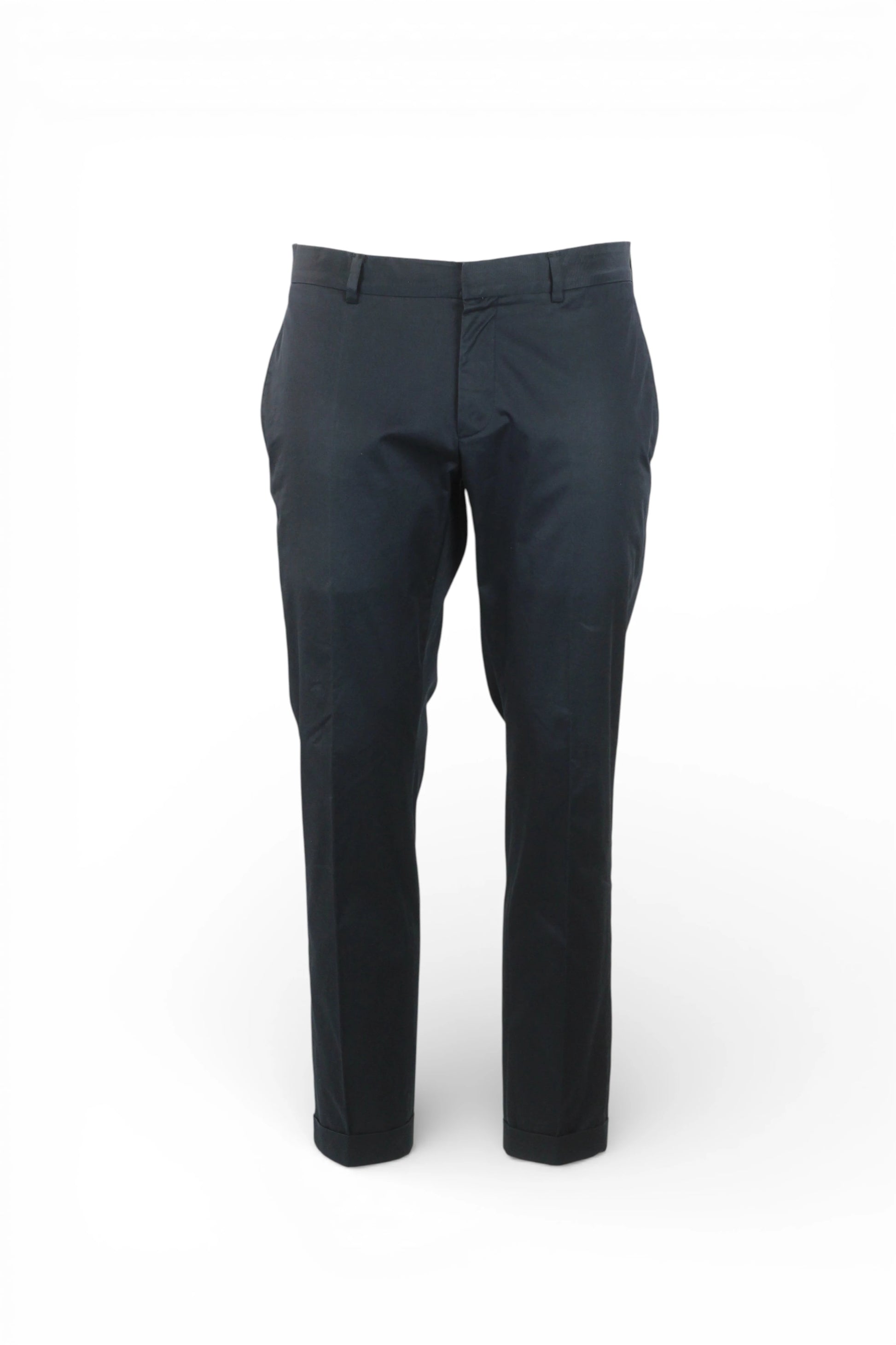 Navy Cotton Sartorial Trousers