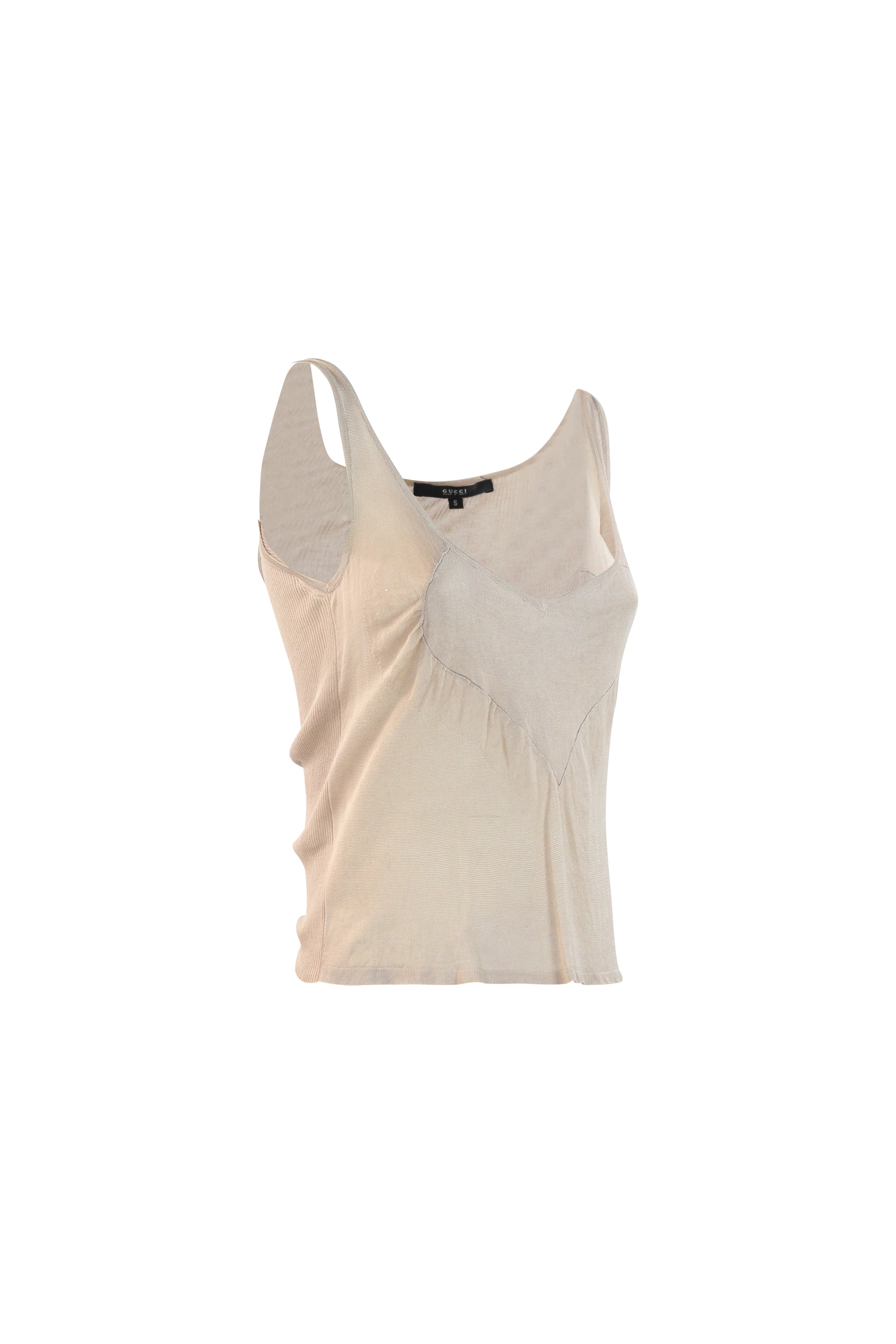 Dusty Pink Silk Tank Top