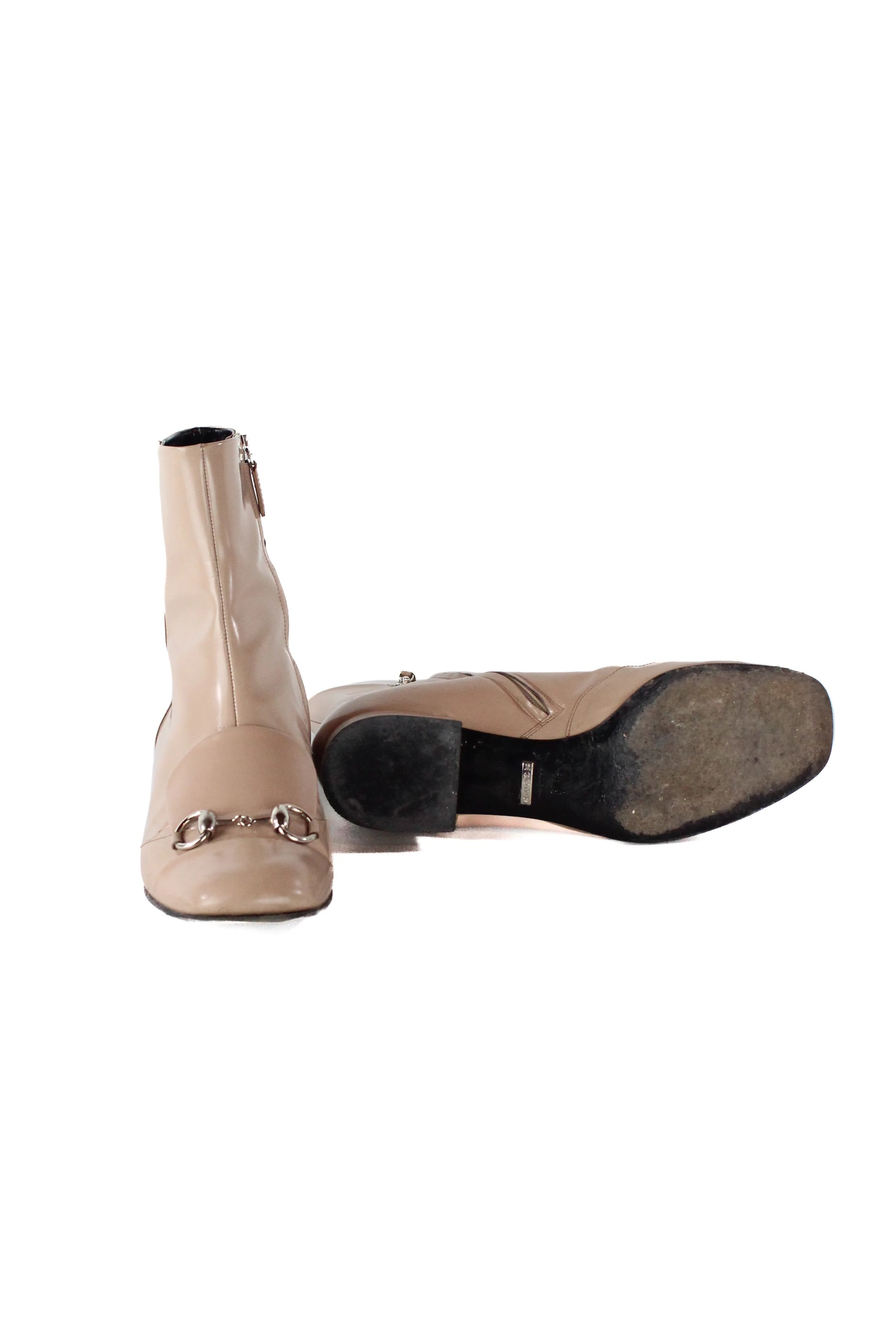 Patent leather boots