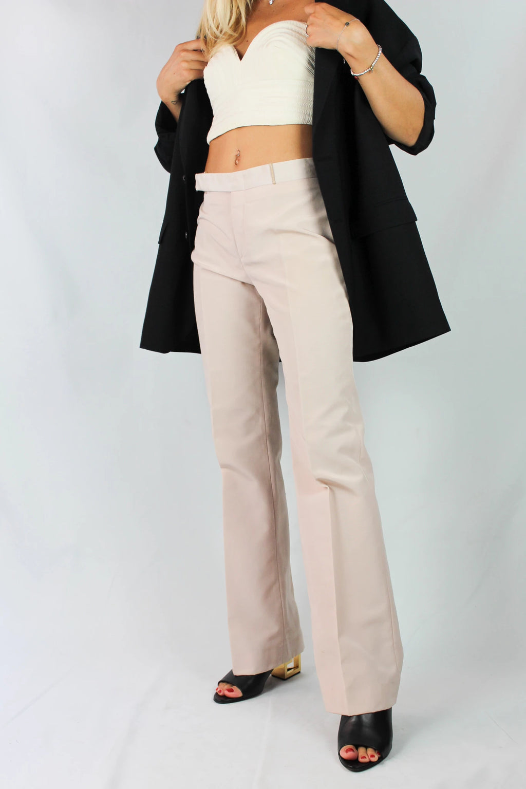 Dusty pink trousers