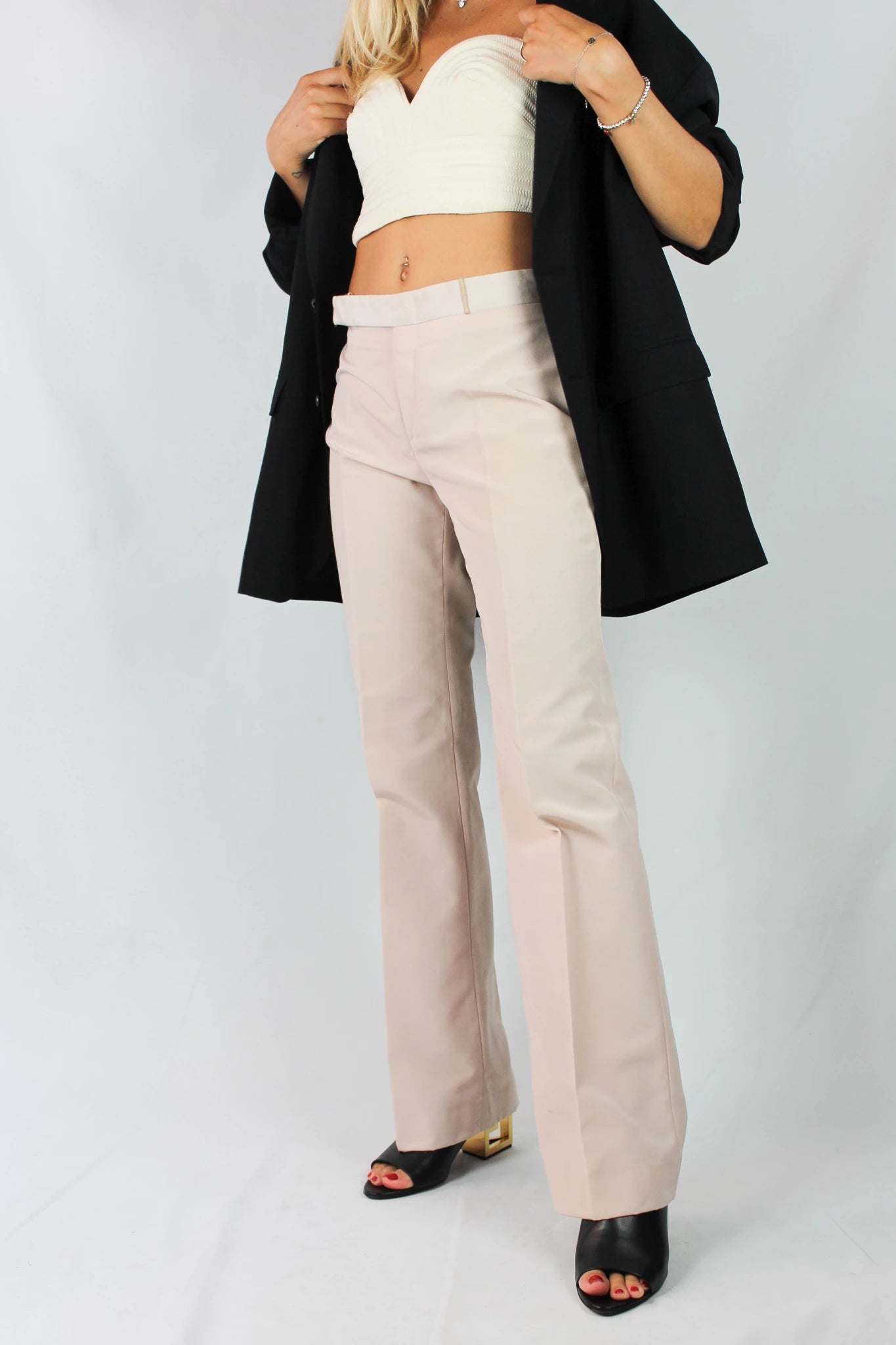 Dusty pink trousers