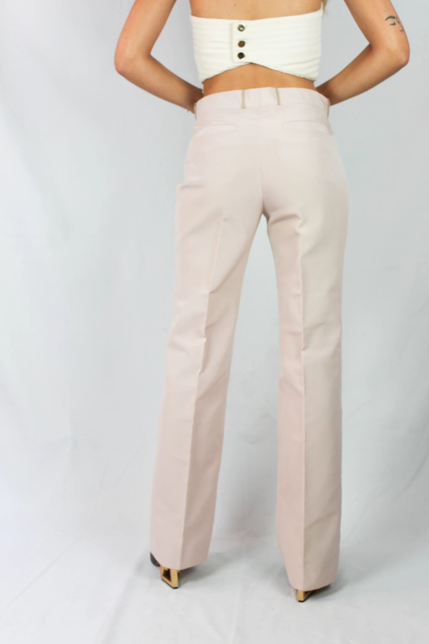 Dusty pink trousers