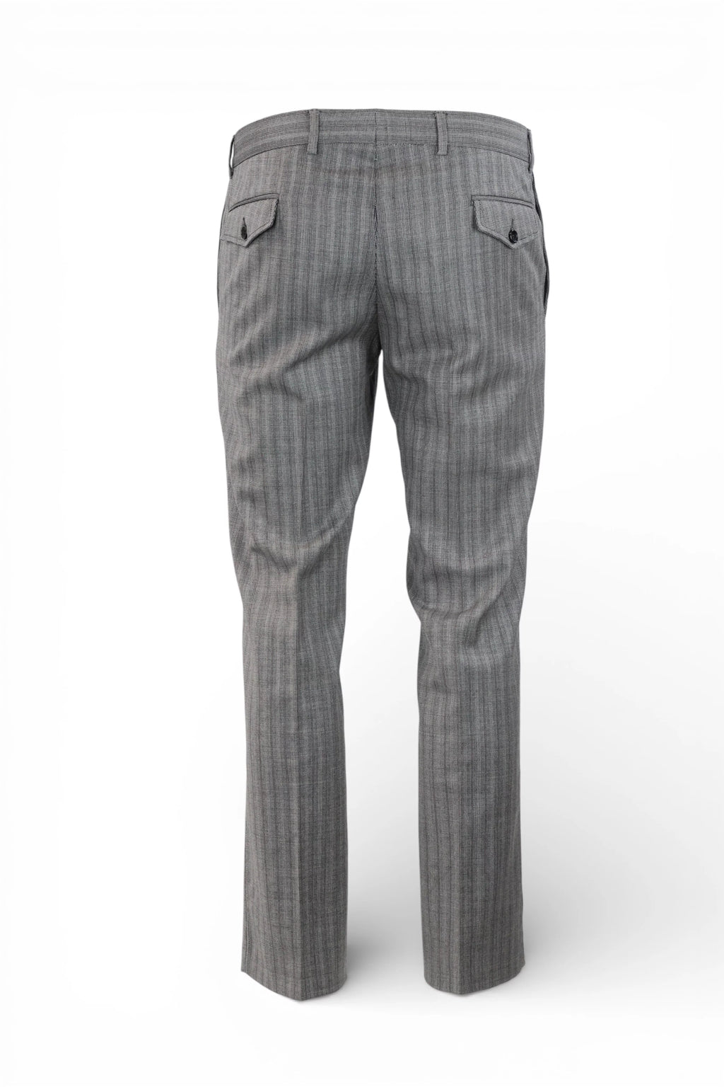 Pinstripe Wool Trousers
