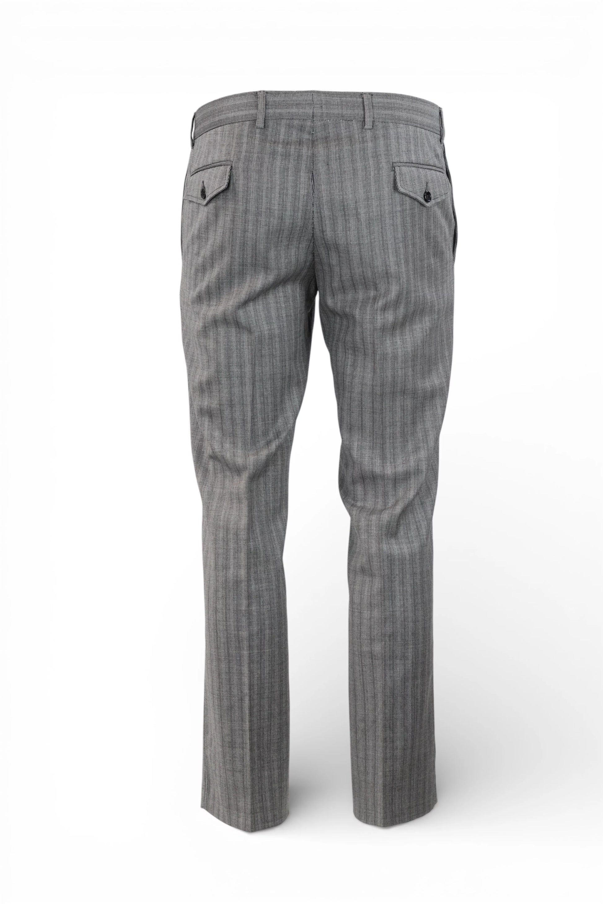 Pinstripe Wool Trousers