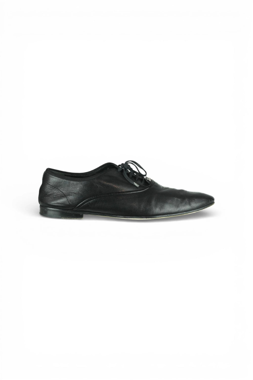 Soft Leather Lace-Up Shoes